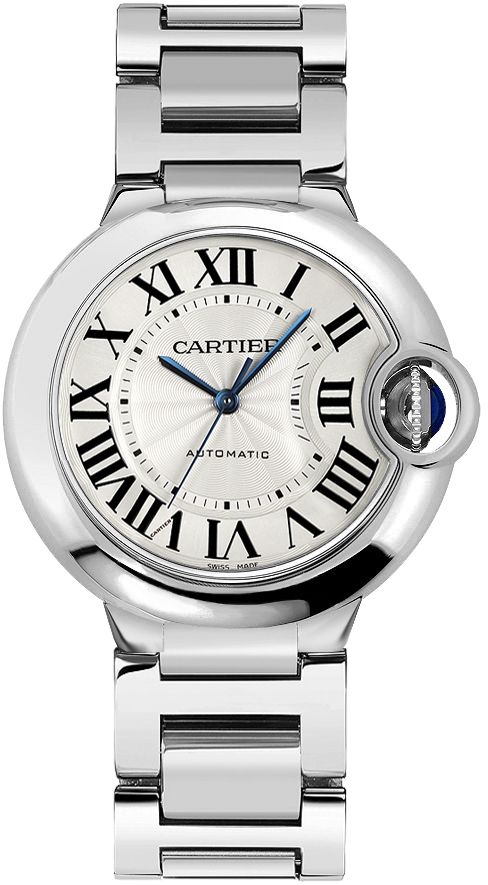 Cartier Ballon Bleu Stainless Steel Unisex Watch - Premium Luxury Product