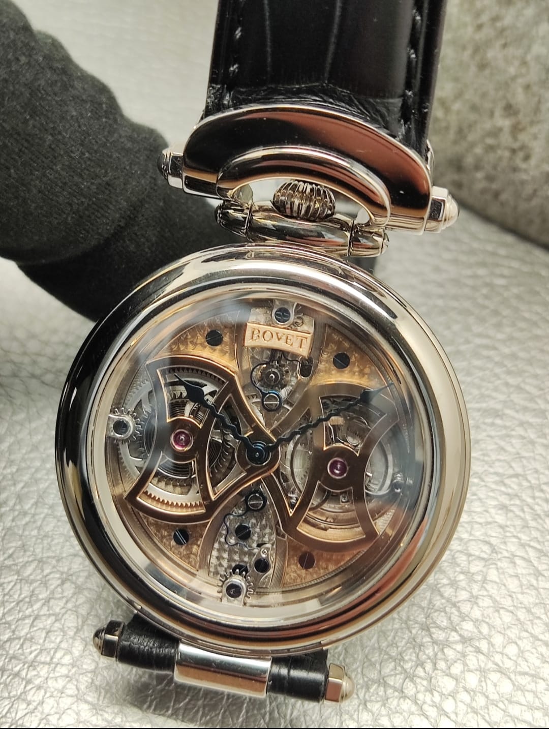 Bovet Amadeo Fleurier Butterfly Tourbillon 18K White Gold Unisex Watch - Premium Luxury Product