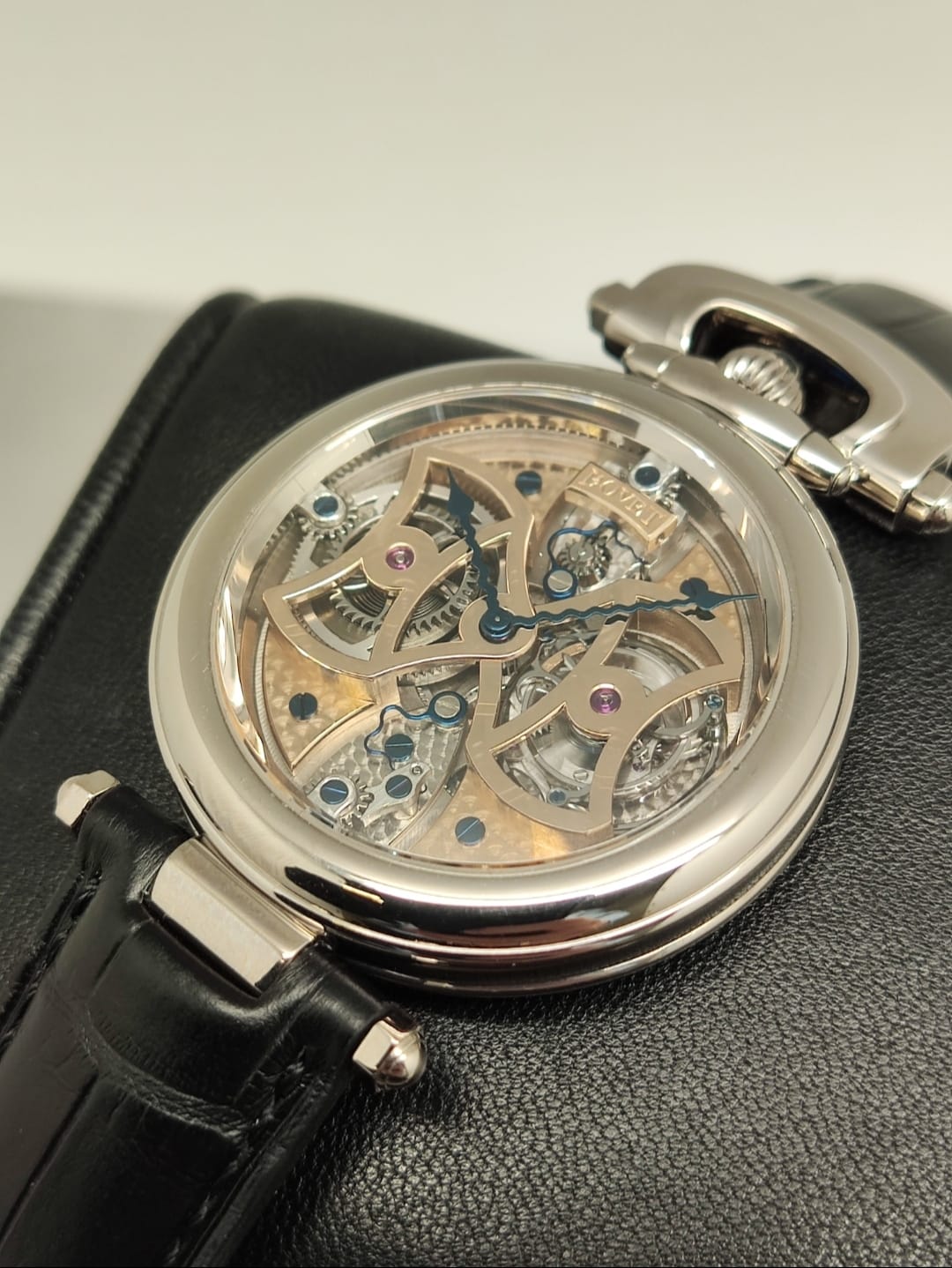 Bovet Amadeo Fleurier Butterfly Tourbillon 18K White Gold Unisex Watch - Premium Luxury Product