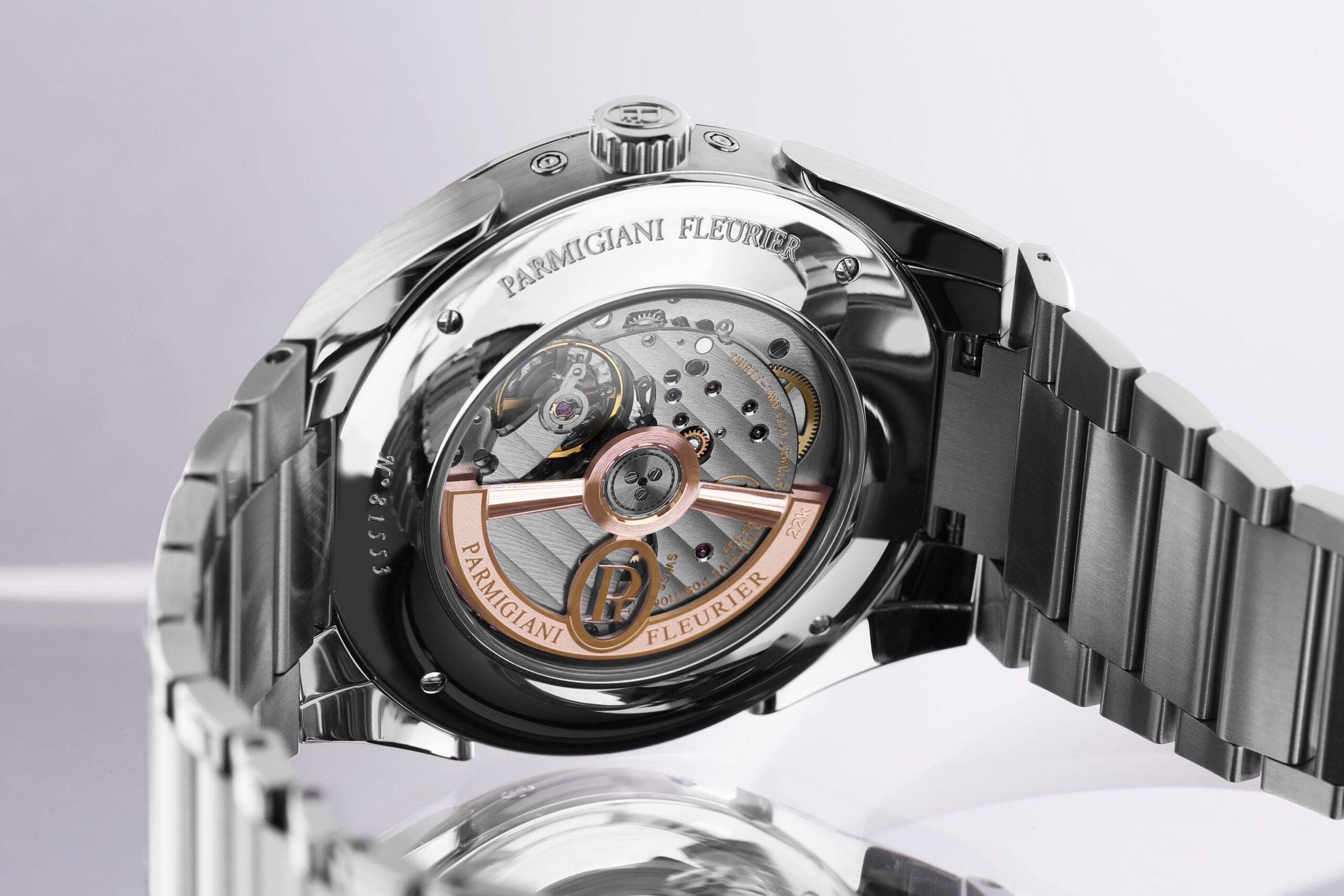 Parmigiani Fleurier Tonda PF Steel Platinum Men`s Watch