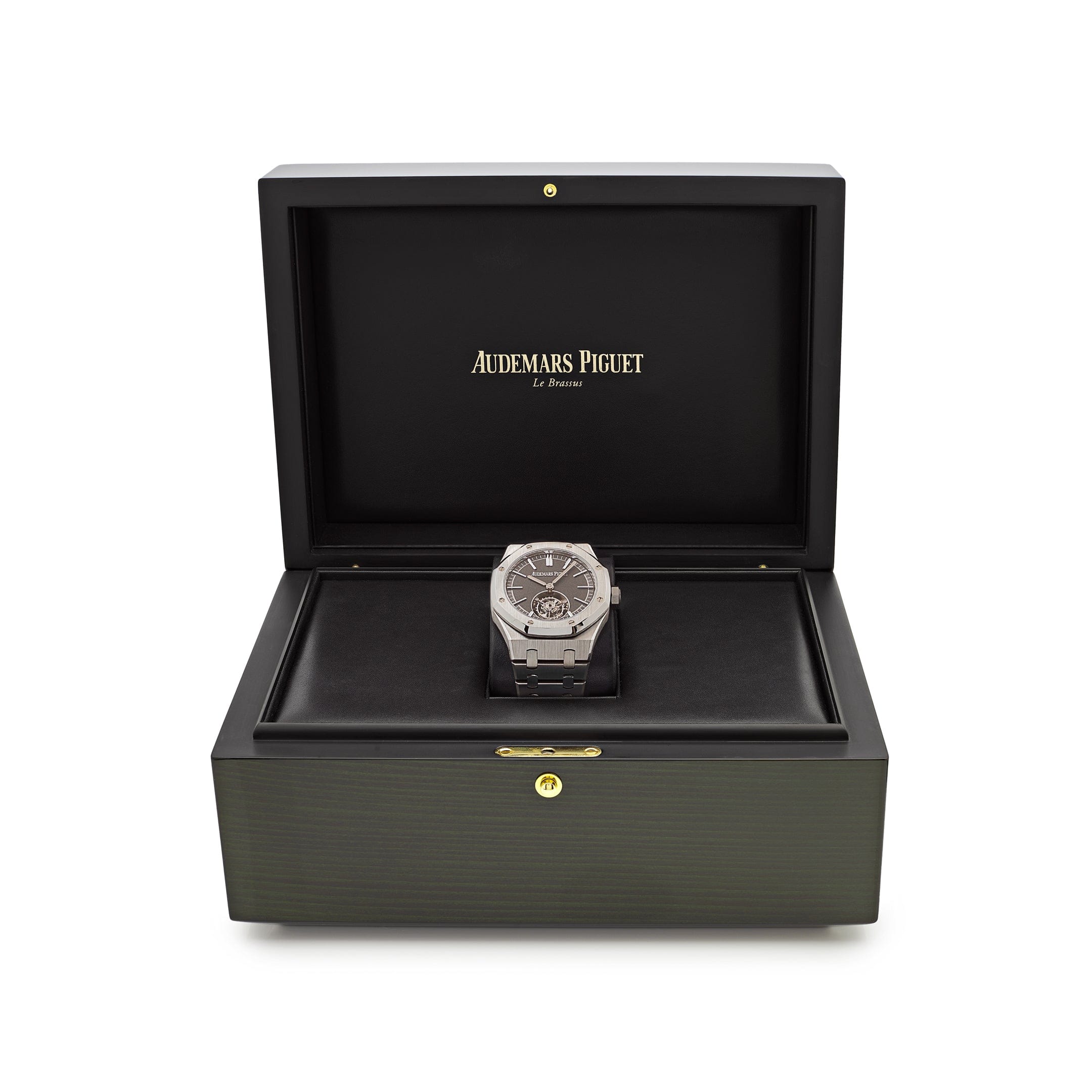 Audemars Piguet 26530TI.OO.1220TI.01 Royal Oak Selfwinding Flying Tourbillon Titanium Slate Dial - Premium Luxury Product
