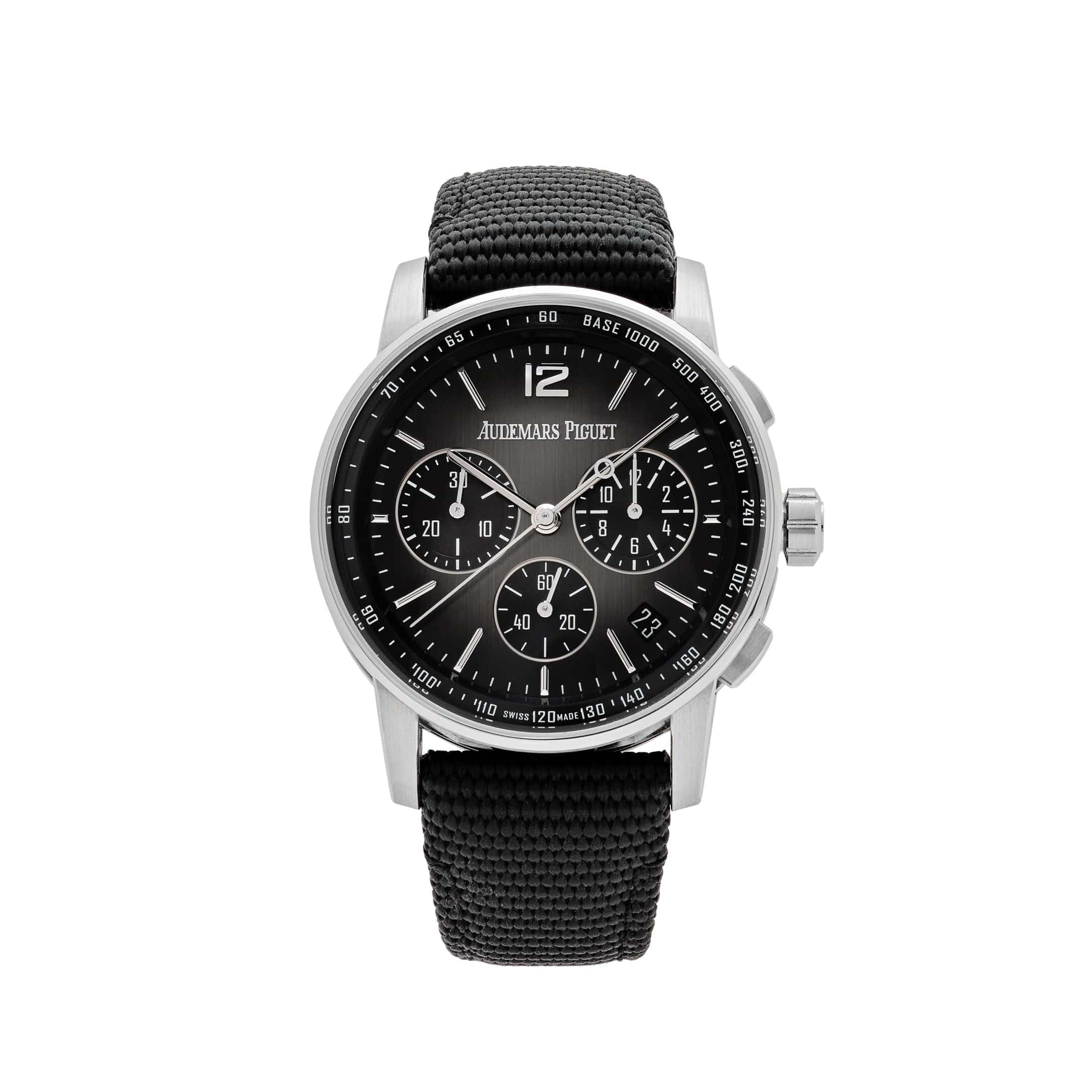 Audemars Piguet Code 11.59 26393NB.OO.A002KB.01 Selfwinding Chronograph Black Ceramic White Gold Grey Dial - Premium Luxury Product