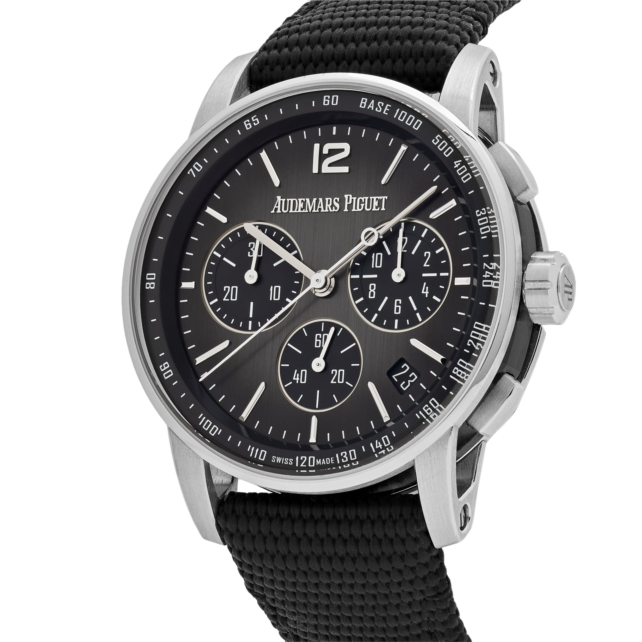 Audemars Piguet Code 11.59 26393NB.OO.A002KB.01 Selfwinding Chronograph Black Ceramic White Gold Grey Dial - Premium Luxury Product