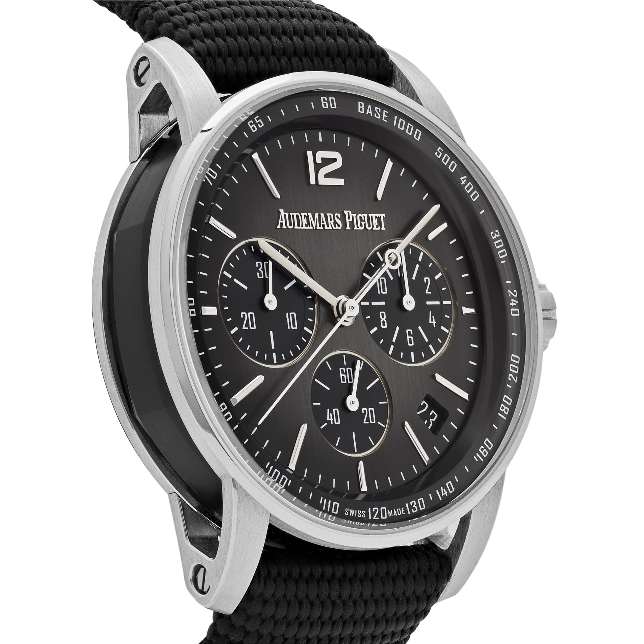 Audemars Piguet Code 11.59 26393NB.OO.A002KB.01 Selfwinding Chronograph Black Ceramic White Gold Grey Dial - Premium Luxury Product