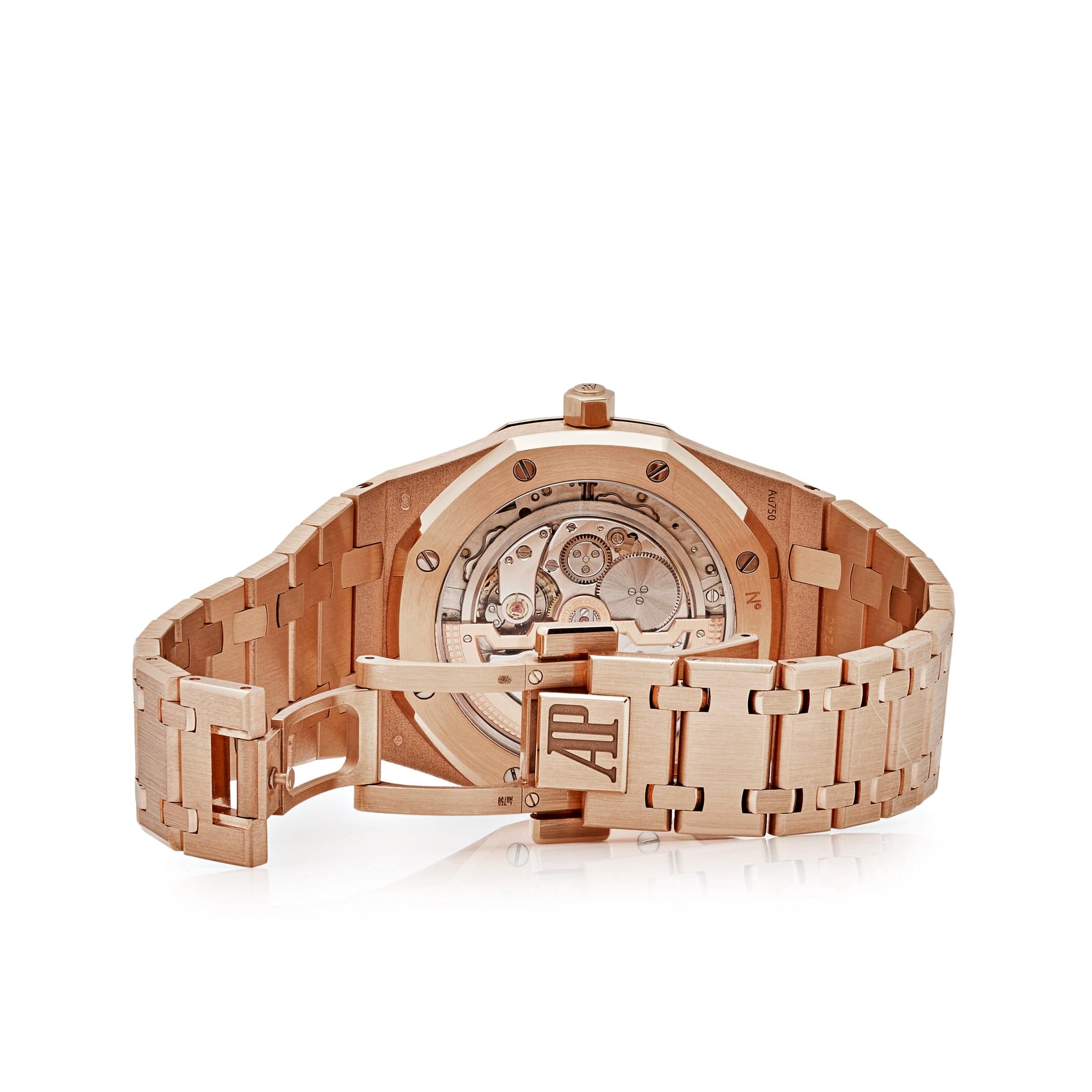 Audemars Piguet Royal Oak 15202OR.OO.1240OR.01 'Jumbo' Extra-Thin Rose Gold Blue Dial - Premium Luxury Product