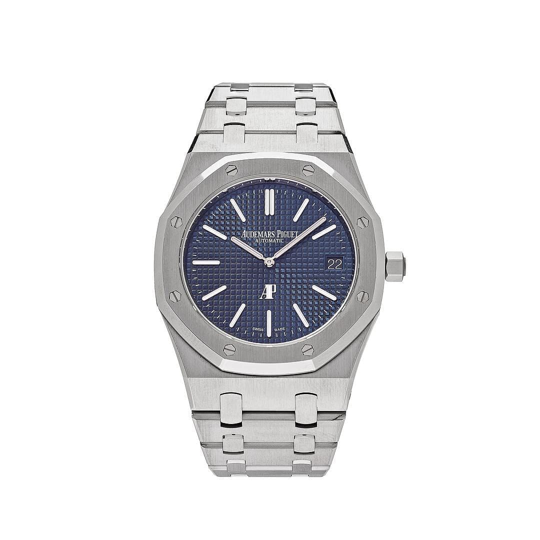 Audemars Piguet Royal Oak 15202ST.OO.1240ST.01 'Jumbo' Extra-Thin Stainless Steel Blue Dial - Premium Luxury Product
