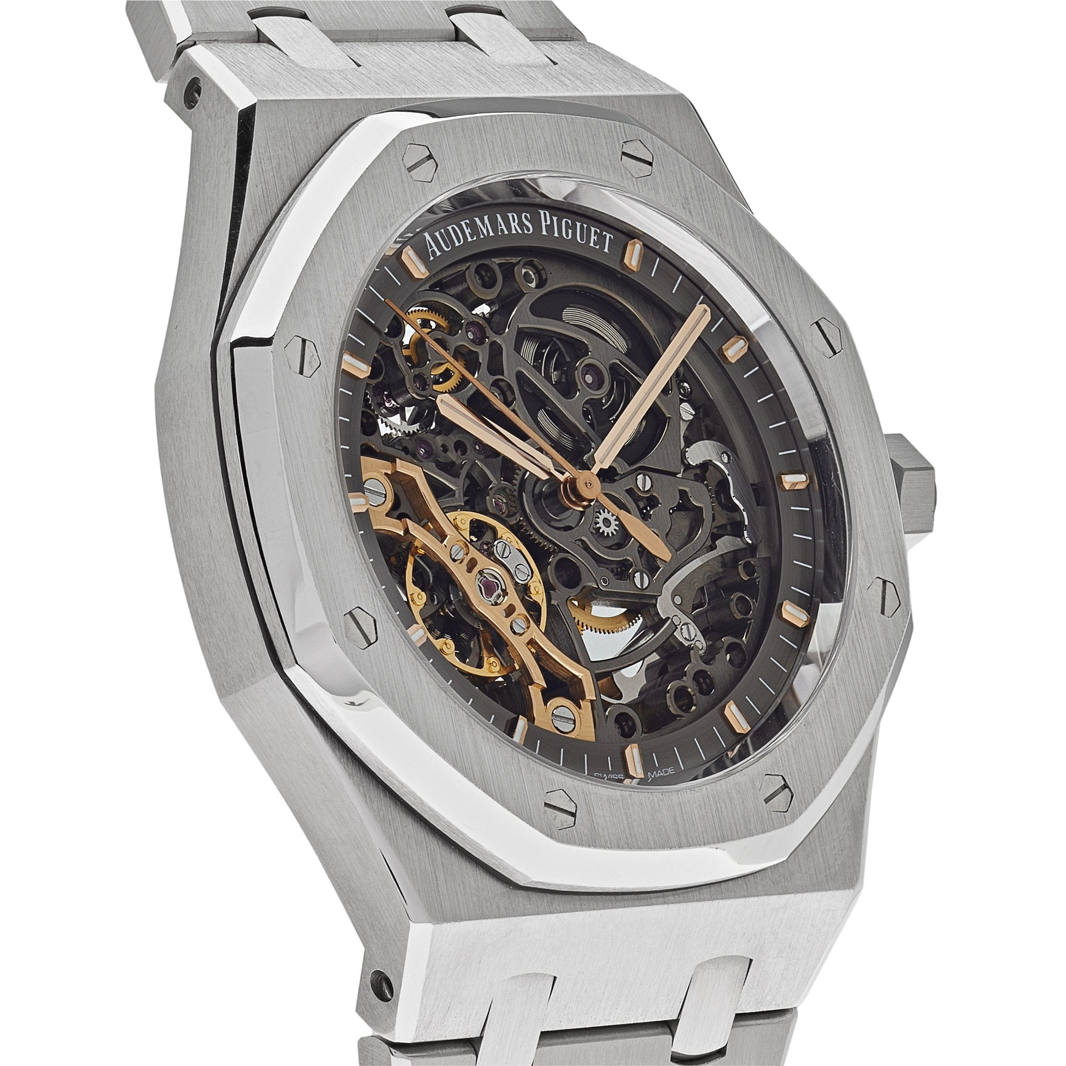 Audemars Piguet Royal Oak 15407ST.OO.1220ST.01 Double Balance Wheel Openworked - Premium Luxury Product