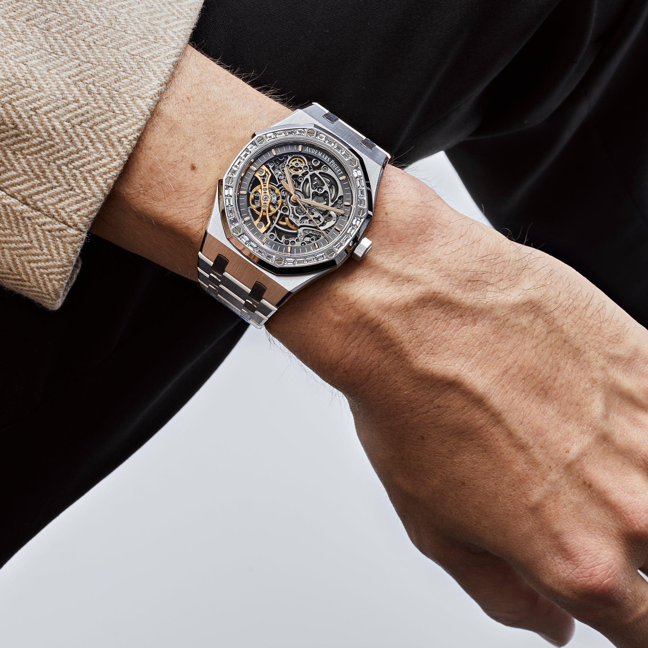 Audemars Piguet Royal Oak 15412BC.ZZ.1220BC.01 Double Balance Wheel Openworked Diamond Bezel (2021) - Premium Luxury Product