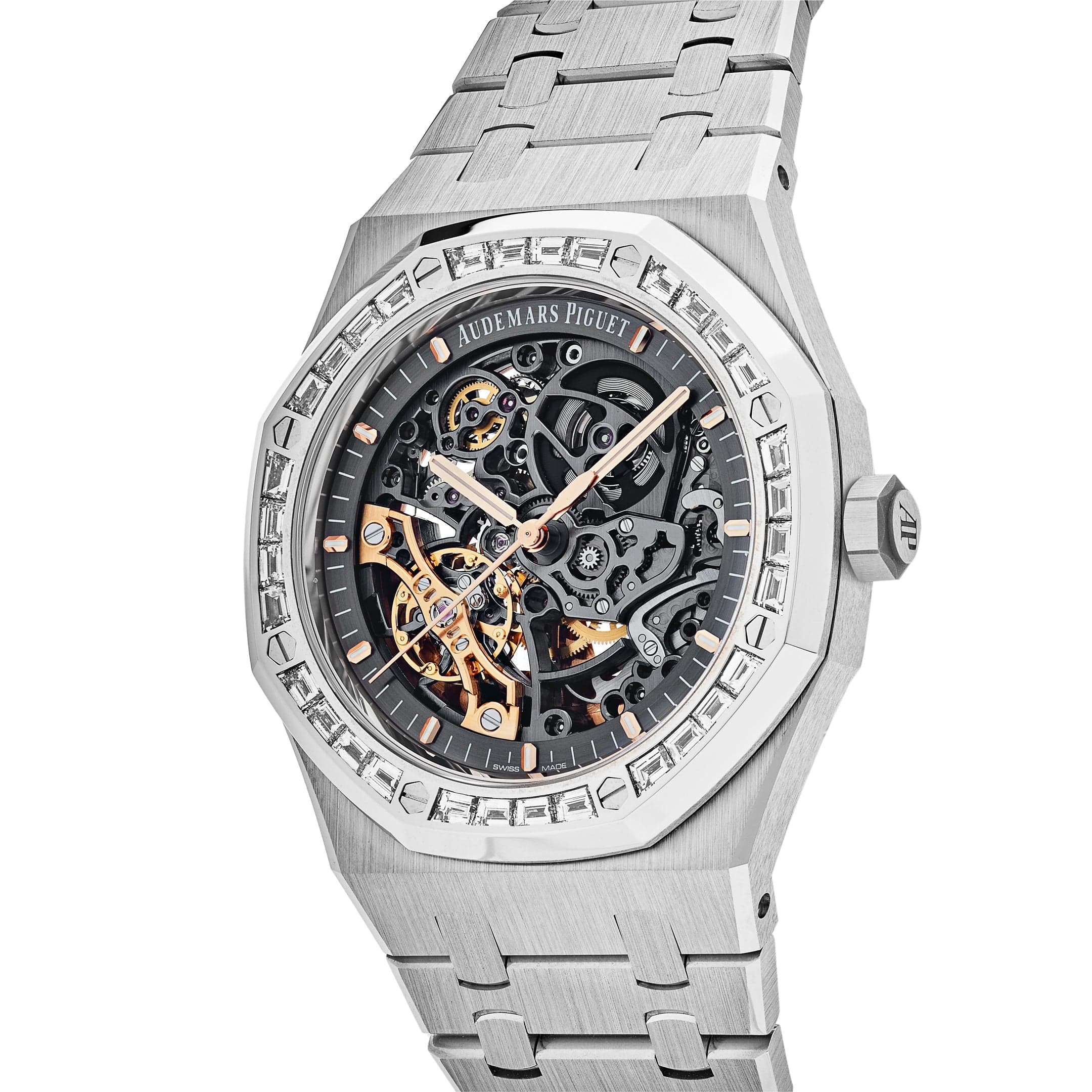 Audemars Piguet Royal Oak 15412BC.ZZ.1220BC.01 Double Balance Wheel Openworked Diamond Bezel (2021) - Premium Luxury Product