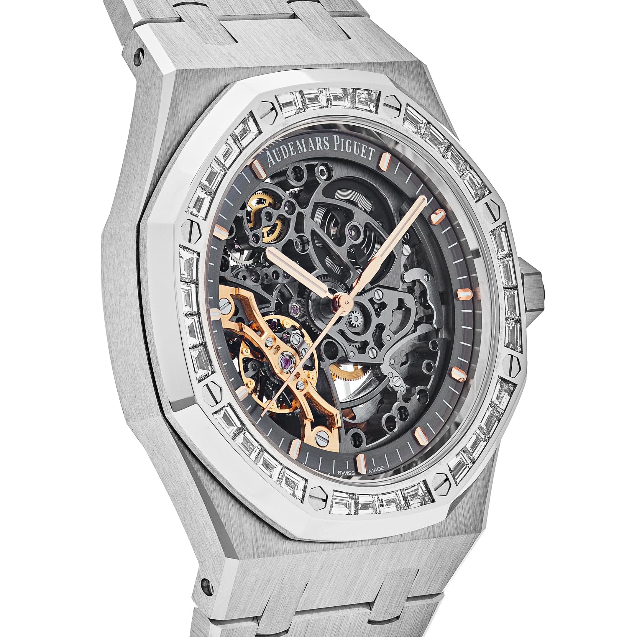 Audemars Piguet Royal Oak 15412BC.ZZ.1220BC.01 Double Balance Wheel Openworked Diamond Bezel (2021) - Premium Luxury Product