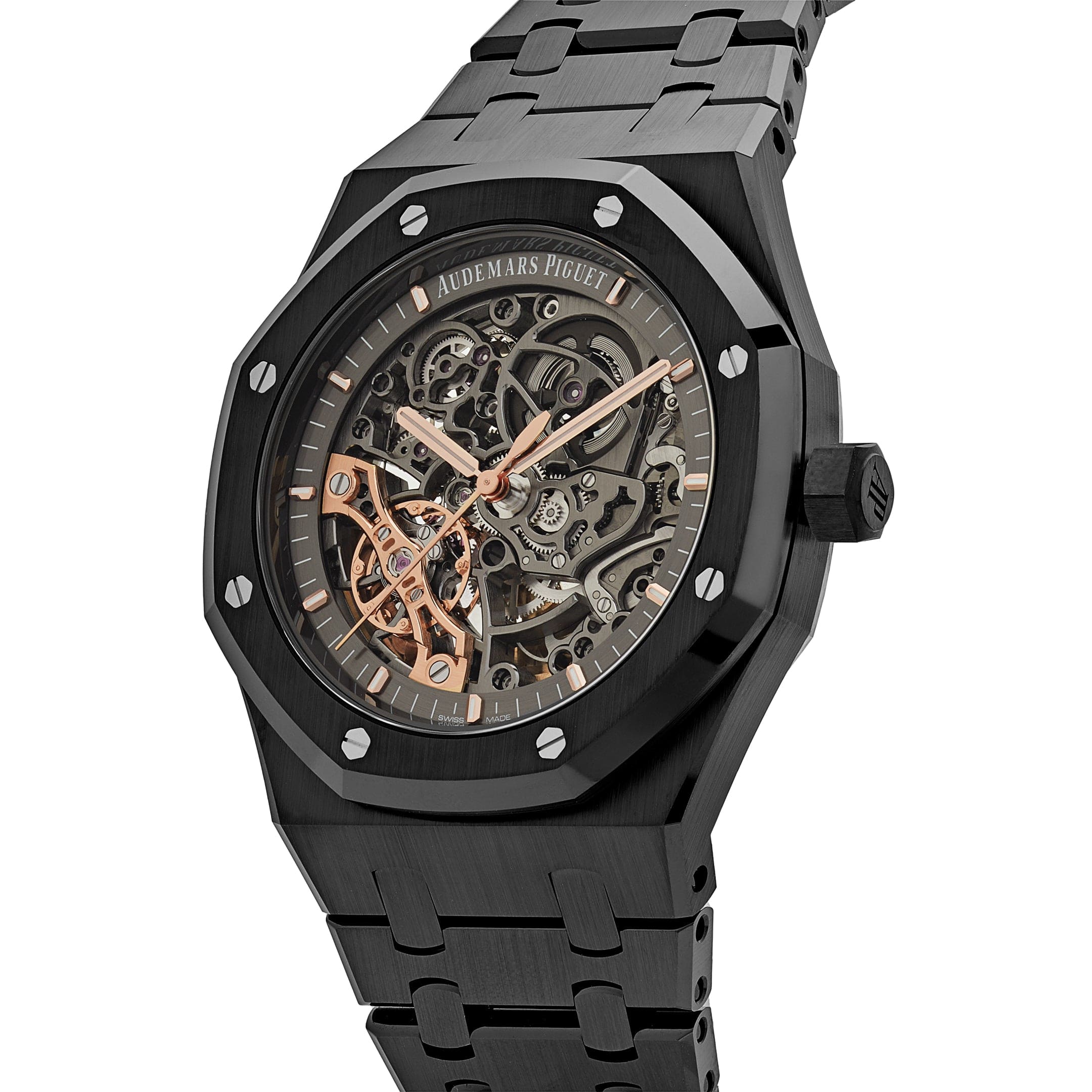 Audemars Piguet Royal Oak 15416CE.OO.1225CE.01 Double Balance Wheel Openworked Black Ceramic - Premium Luxury Product