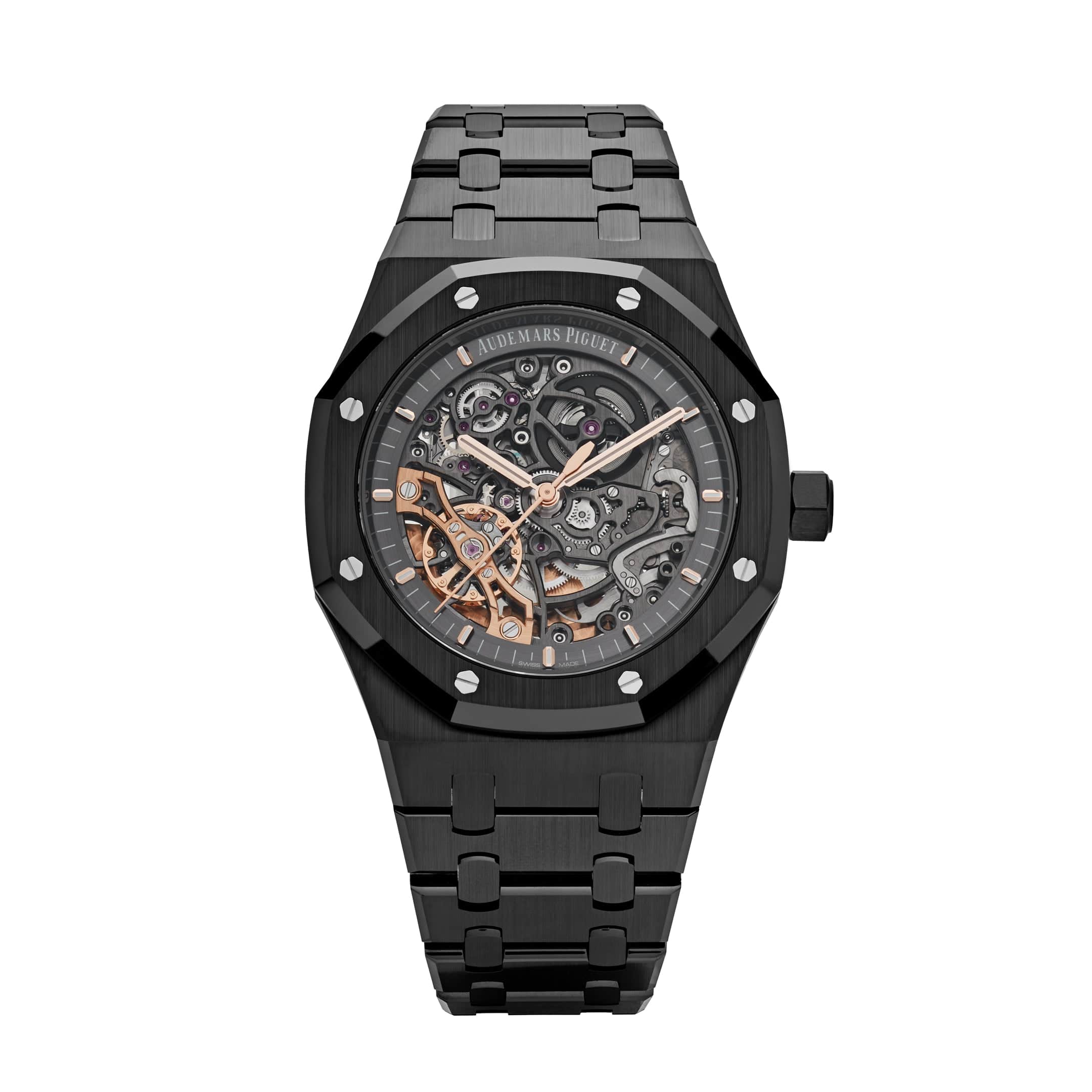 Audemars Piguet Royal Oak 15416CE.OO.1225CE.01 Double Balance Wheel Openworked Black Ceramic - Premium Luxury Product