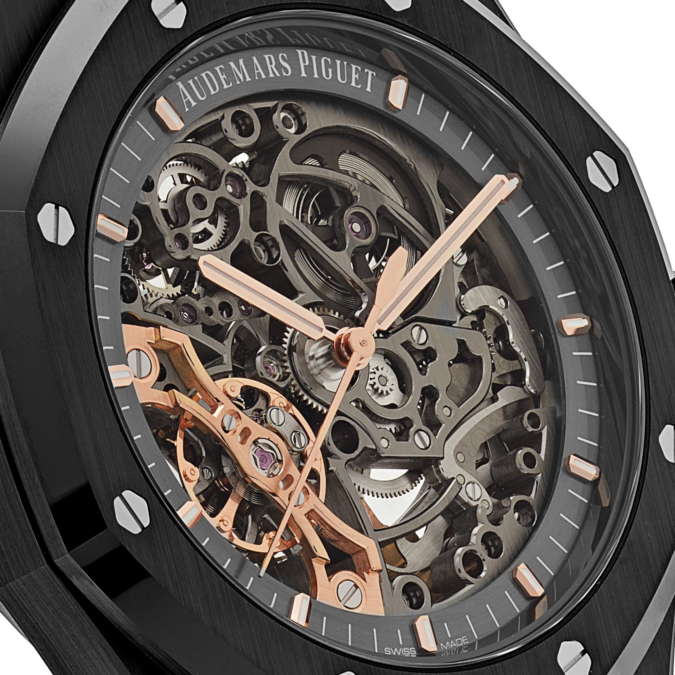Audemars Piguet Royal Oak 15416CE.OO.1225CE.01 Double Balance Wheel Openworked Black Ceramic - Premium Luxury Product