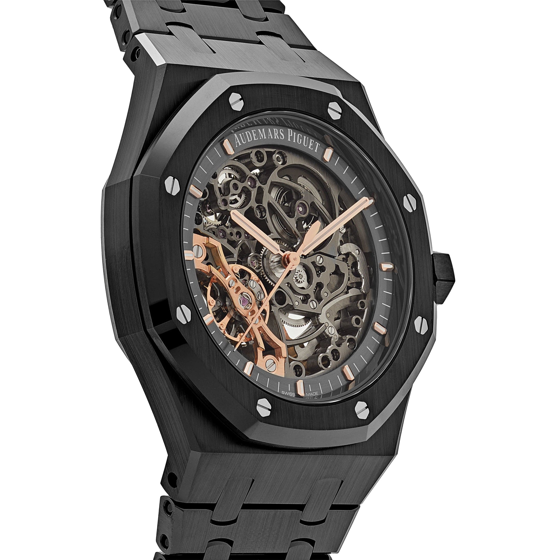 Audemars Piguet Royal Oak 15416CE.OO.1225CE.01 Double Balance Wheel Openworked Black Ceramic - Premium Luxury Product