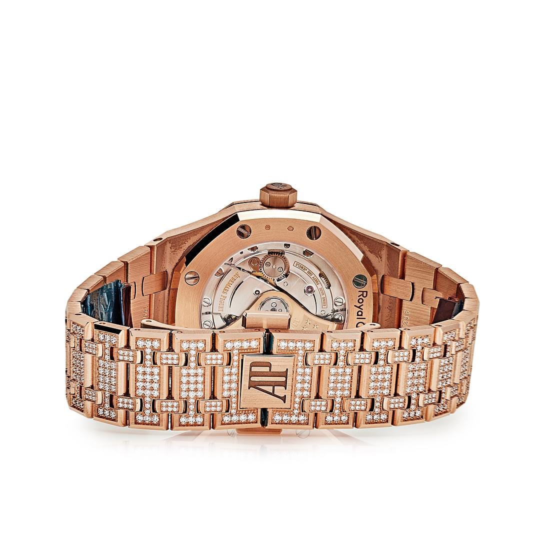 Audemars Piguet Royal Oak 15452OR.ZY.D038VE.01 Rose Gold and Diamonds (2021) - Premium Luxury Product