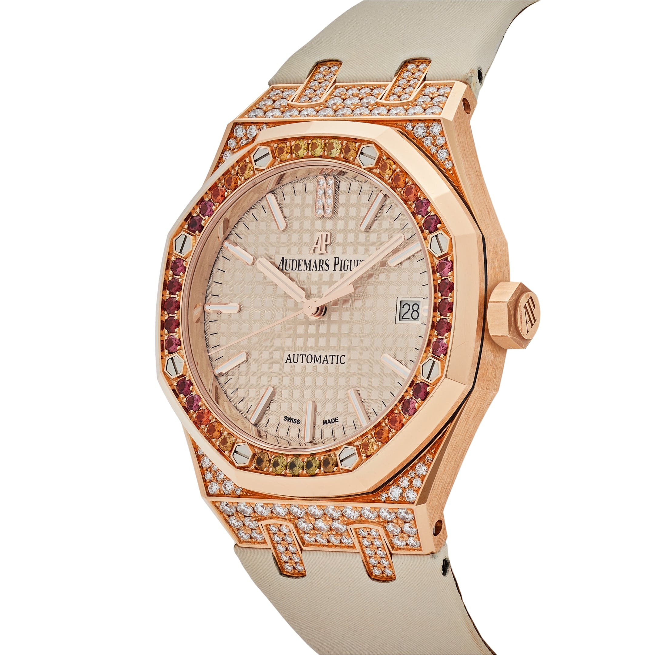 Audemars Piguet Royal Oak 15452OR.ZY.D038VE.01 Rose Gold and Diamonds (2021) - Premium Luxury Product