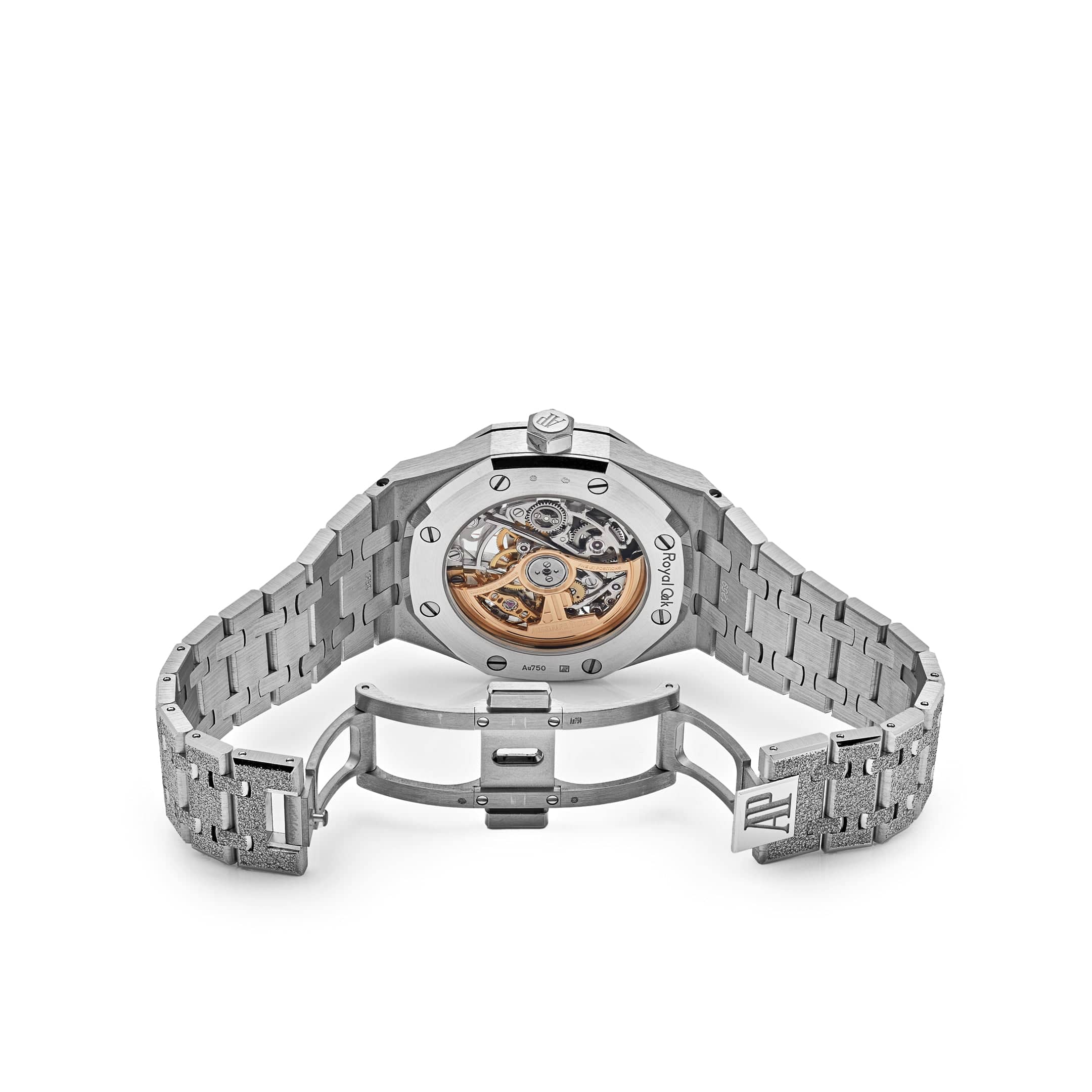 Audemars Piguet Royal Oak 15466BC.GG.1259BC.01 Double Balance Wheel Frosted White Gold (2023) - Premium Luxury Product