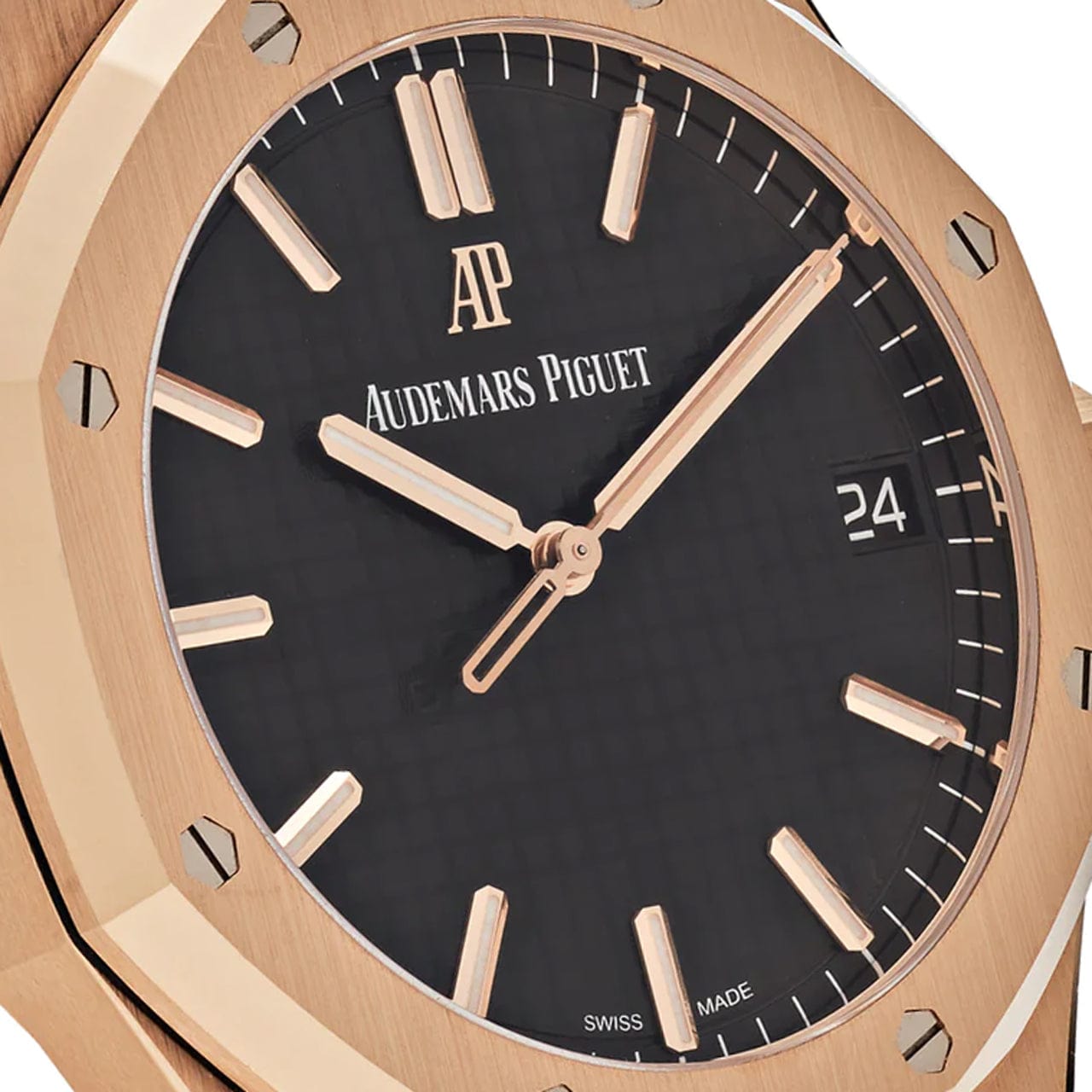 Audemars Piguet Royal Oak 15500OR.OO.1220OR.01 Selfwinding Rose Gold Black Dial - Premium Luxury Product