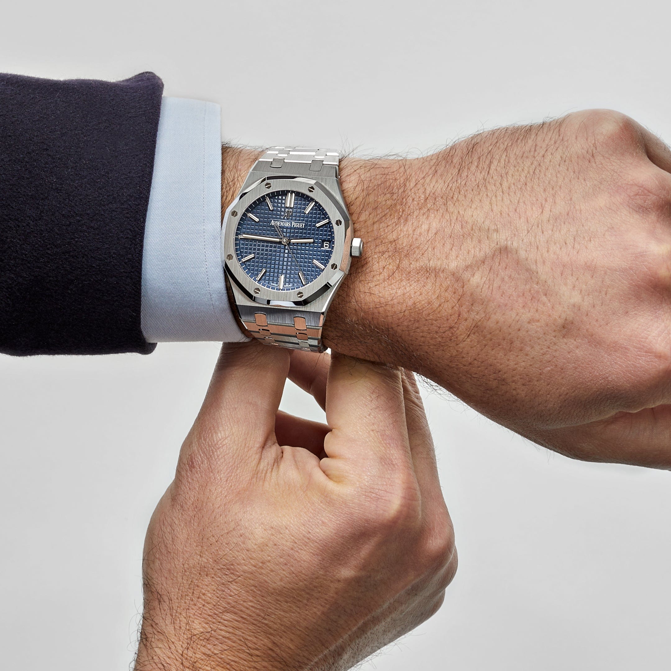 Audemars Piguet Royal Oak 15500ST.OO.1220ST.01 Selfwinding Stainless Steel Blue Dial - Premium Luxury Product