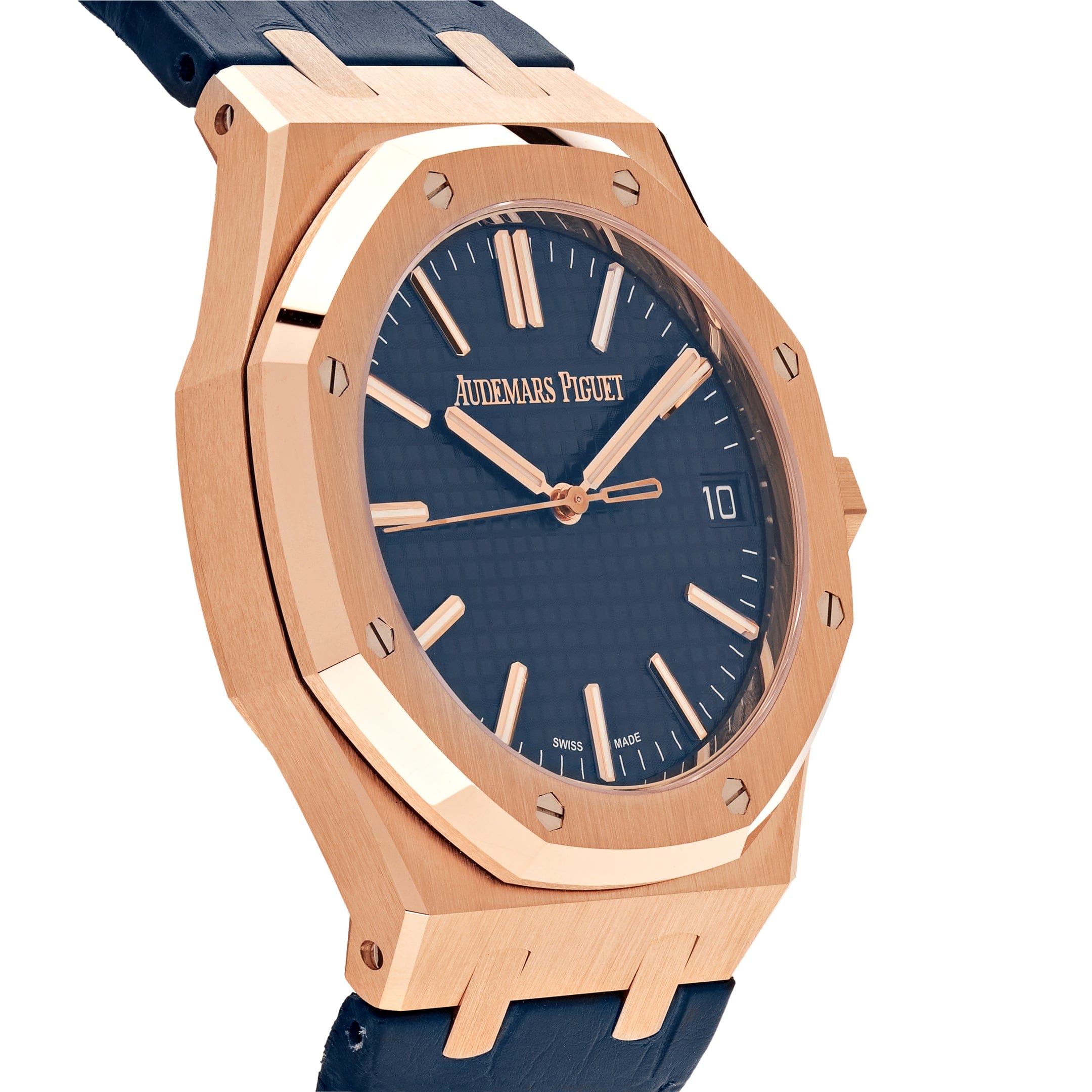 Audemars Piguet Royal Oak 15510OR.OO.D315CR.02 Selfwinding Rose Gold Blue Dial (2023) - Premium Luxury Product