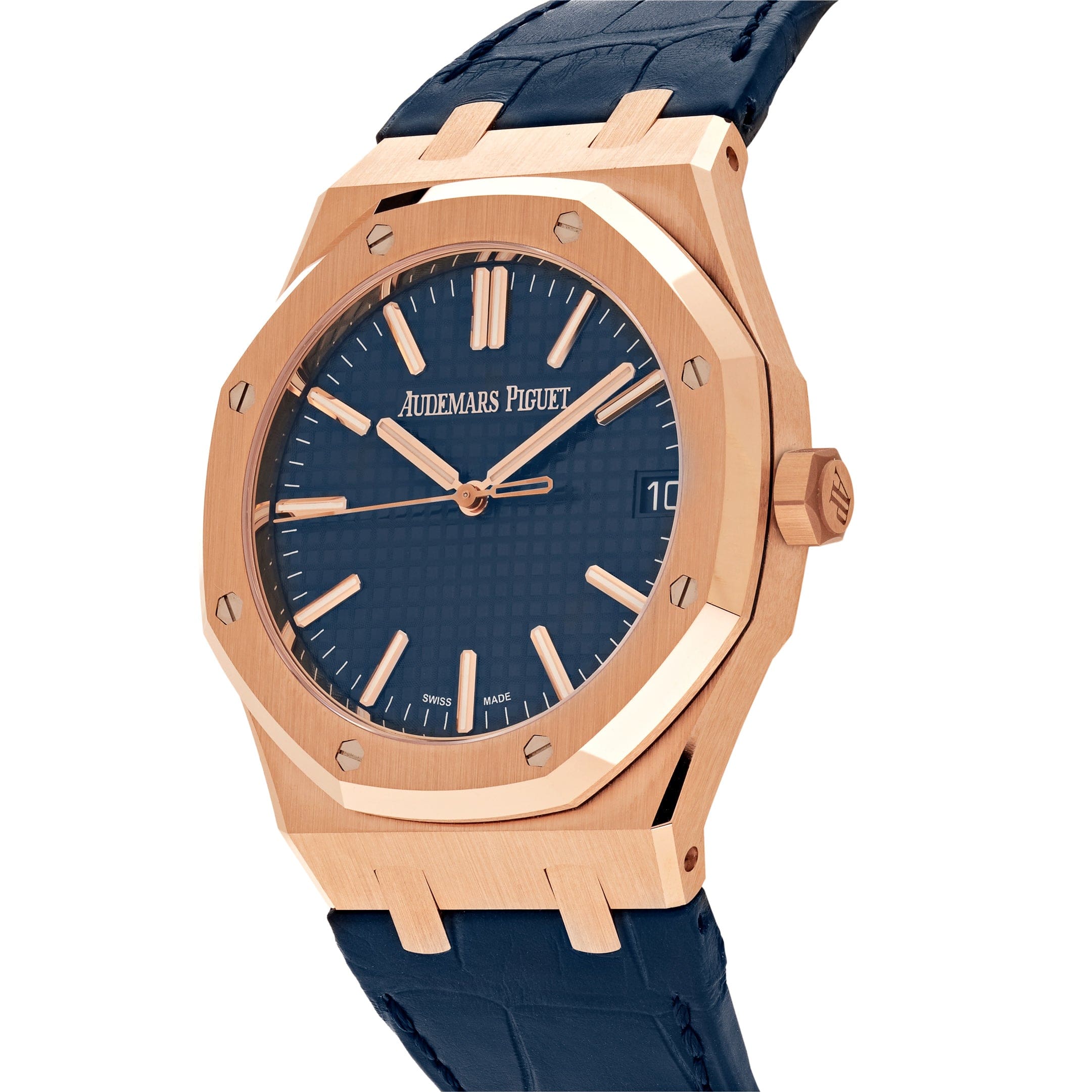 Audemars Piguet Royal Oak 15510OR.OO.D315CR.02 Selfwinding Rose Gold Blue Dial (2023) - Premium Luxury Product