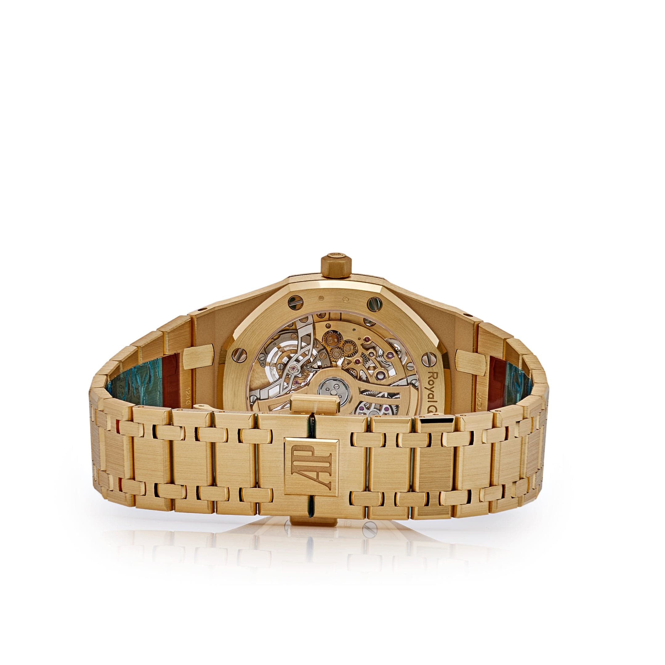 Audemars Piguet Royal Oak 16204BA.OO.1240BA.01 Jumbo Extra-Thin Yellow Gold Openworked  (2023) - Premium Luxury Product