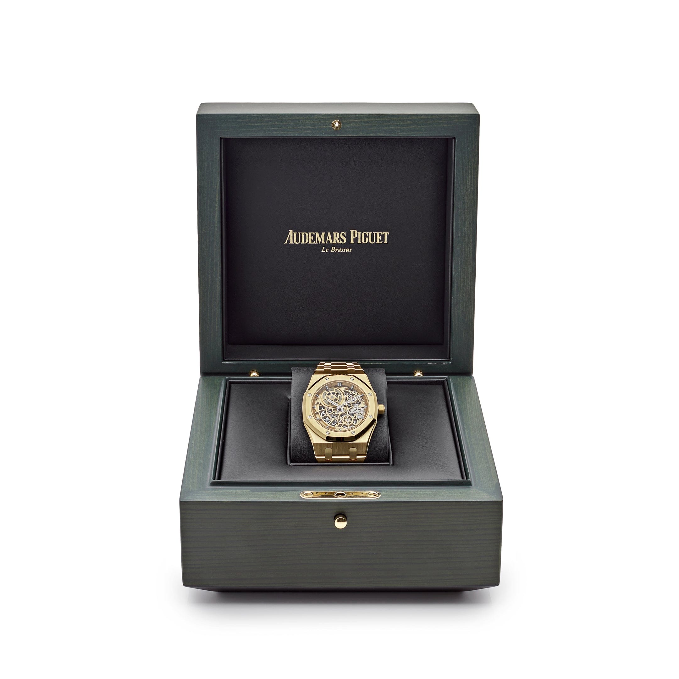 Audemars Piguet Royal Oak 16204BA.OO.1240BA.01 Jumbo Extra-Thin Yellow Gold Openworked  (2023) - Premium Luxury Product