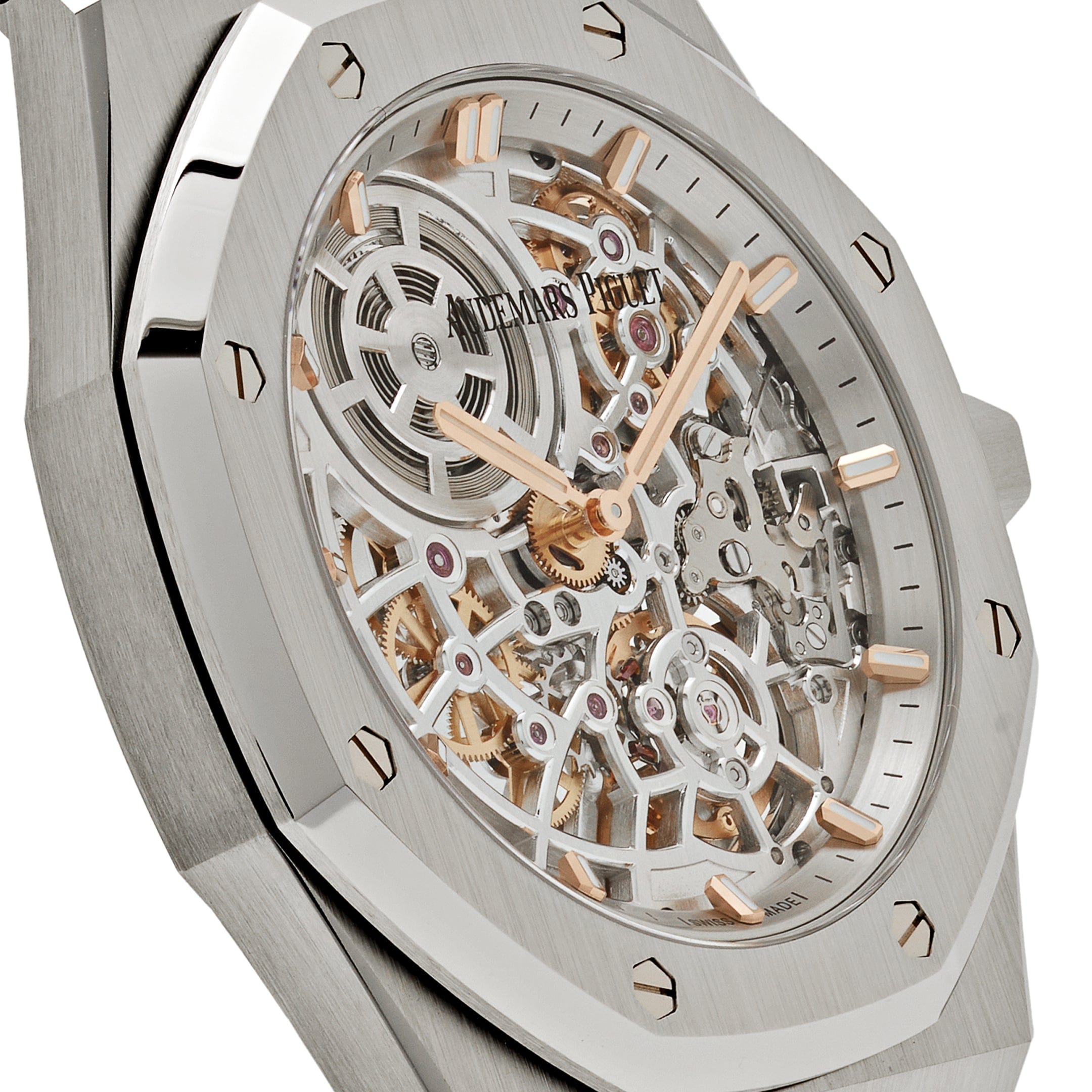 Audemars Piguet Royal Oak 16204ST.OO.1240ST.01 'Jumbo' 50th Anniversary Stainless Steel Extra-Thin Openworked (2022) - Premium Luxury Product