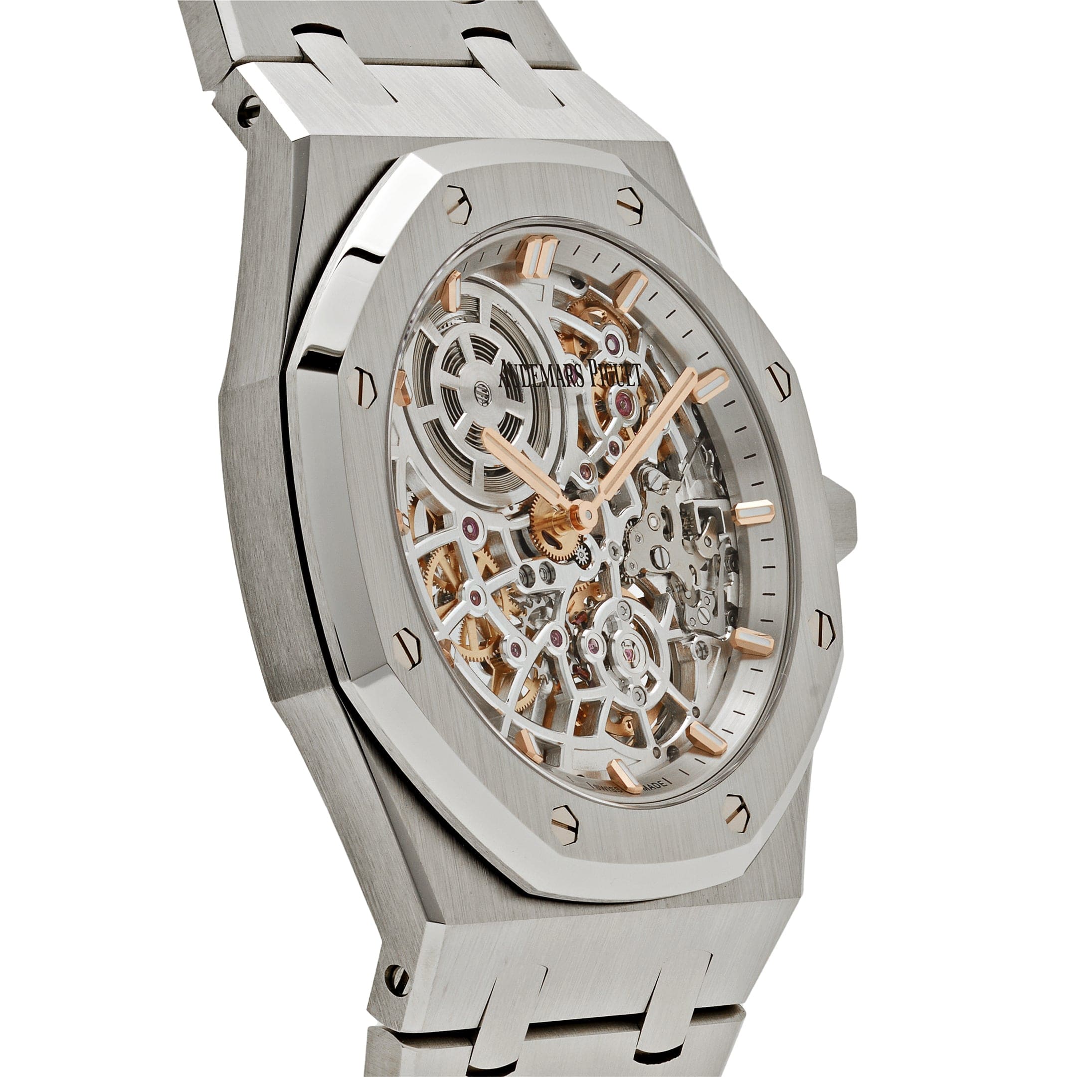 Audemars Piguet Royal Oak 16204ST.OO.1240ST.01 'Jumbo' 50th Anniversary Stainless Steel Extra-Thin Openworked (2022) - Premium Luxury Product