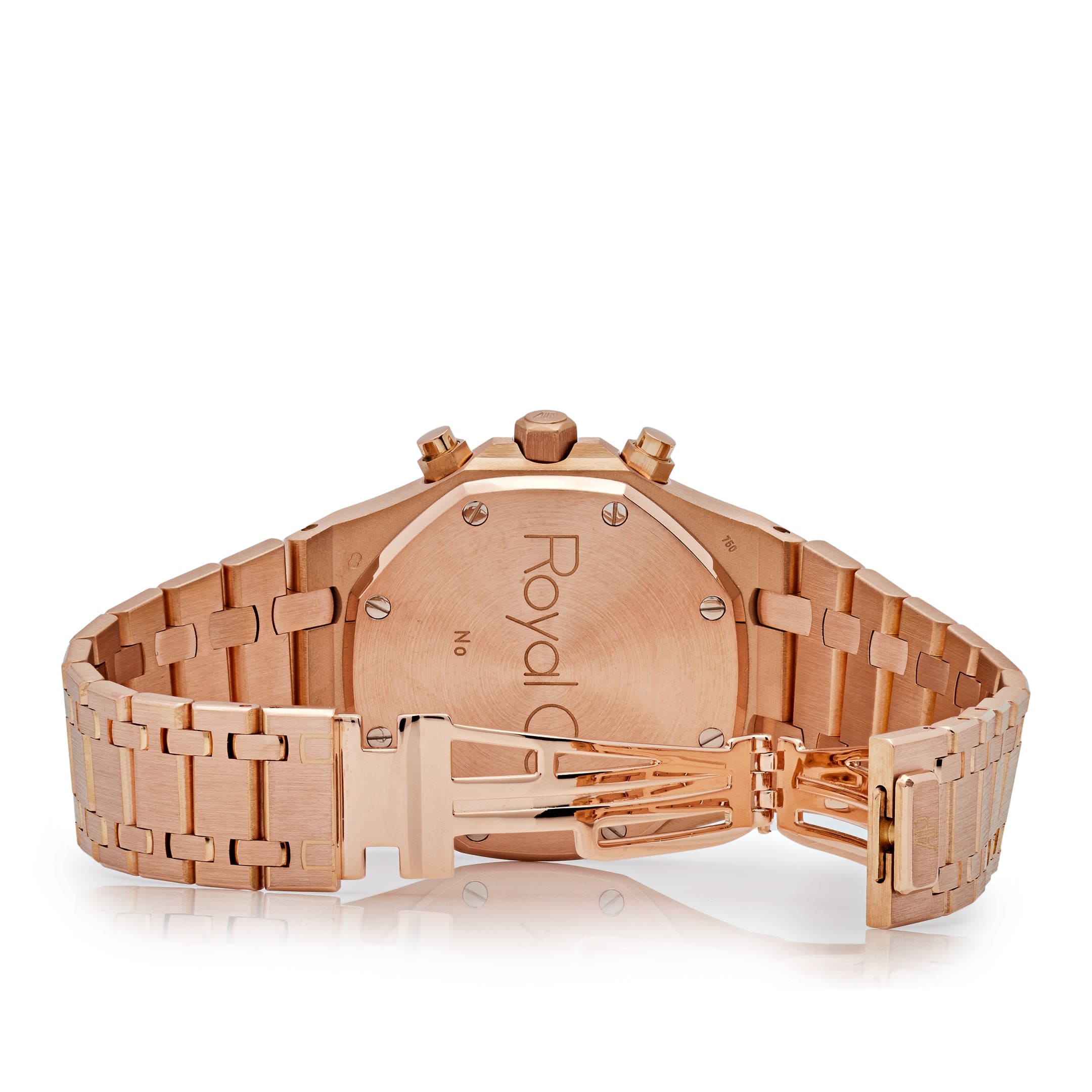 Audemars Piguet Royal Oak 26022OR.OO.D088CR.01 Chronograph Rose Gold White Dial - Premium Luxury Product