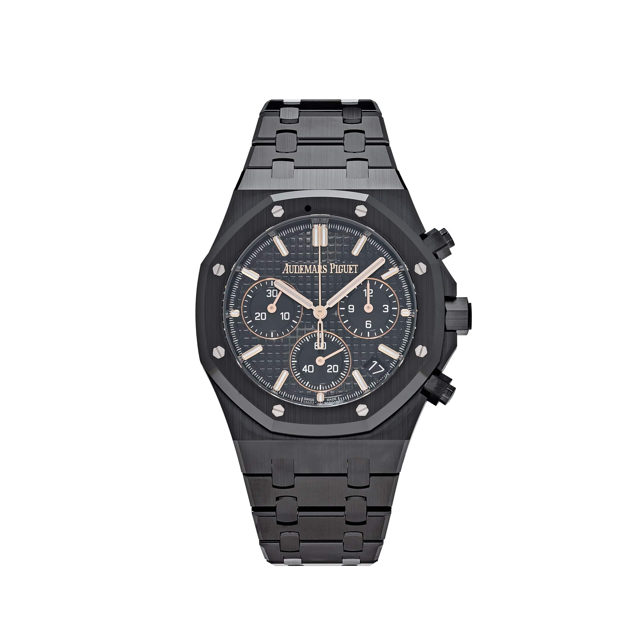 Audemars Piguet Royal Oak 26240CE.OO.1225CE.01 Selfwinding Chronograph '50th Anniversary' Black Ceramic - Premium Luxury Product