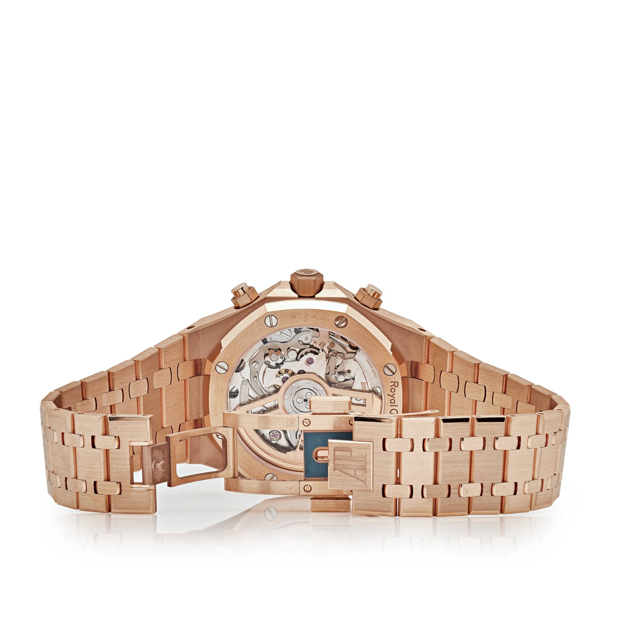 Audemars Piguet Royal Oak 26240OR.OO.1320OR.08 Selfwinding Chronograph Rose Gold Khaki Green Dial - Premium Luxury Product