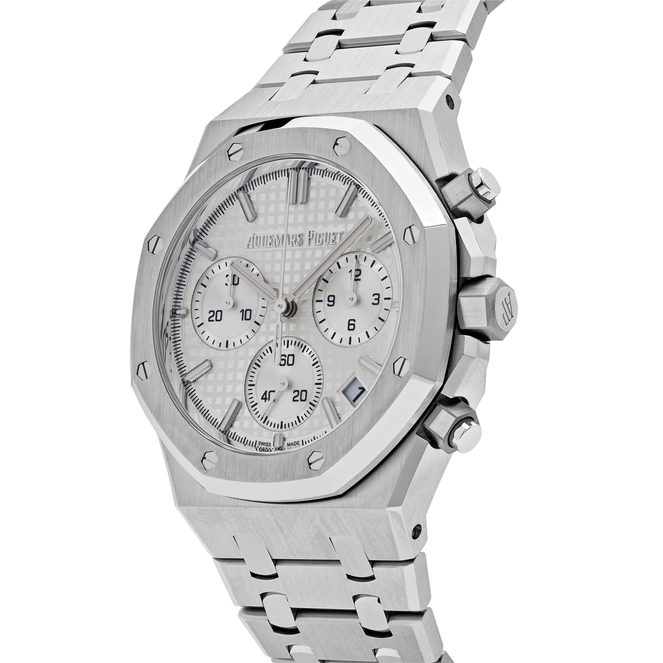 Audemars Piguet Royal Oak 26240ST.OO.1320ST.03 Selfwinding Chronograph '50th Anniversary' Stainless Steel White Dial (2022) - Premium Luxury Product