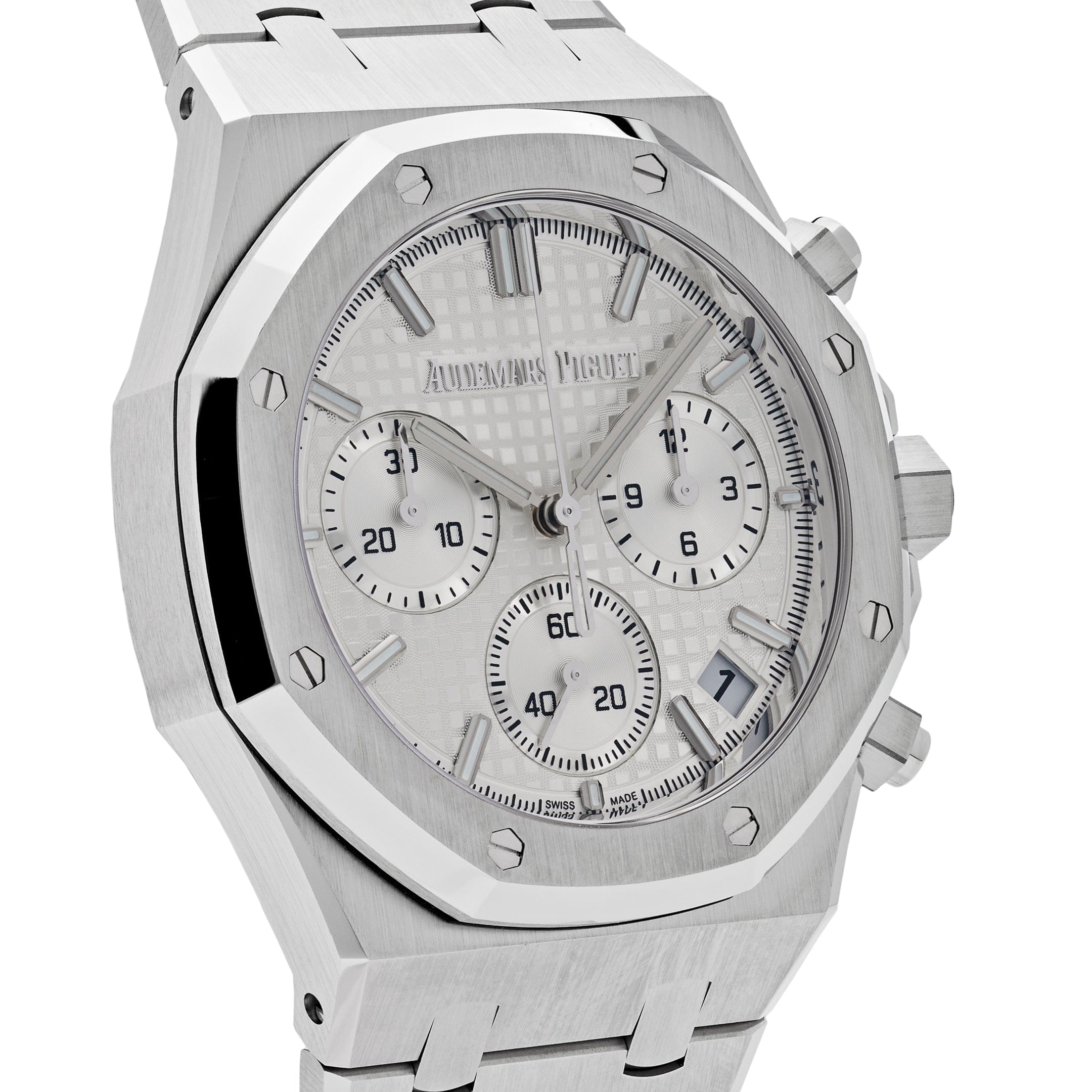 Audemars Piguet Royal Oak 26240ST.OO.1320ST.03 Selfwinding Chronograph '50th Anniversary' Stainless Steel White Dial (2022) - Premium Luxury Product