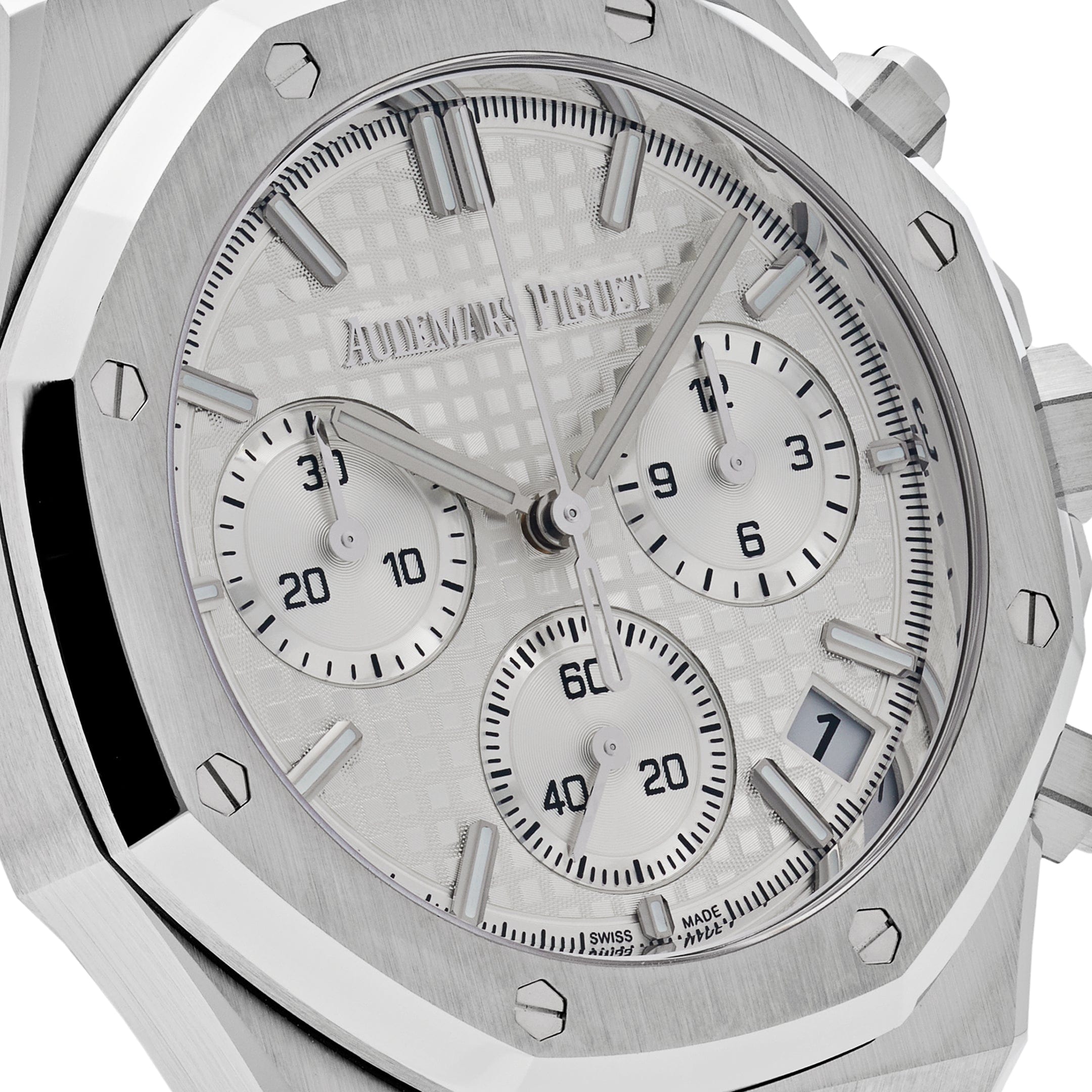 Audemars Piguet Royal Oak 26240ST.OO.1320ST.03 Selfwinding Chronograph '50th Anniversary' Stainless Steel White Dial (2022) - Premium Luxury Product