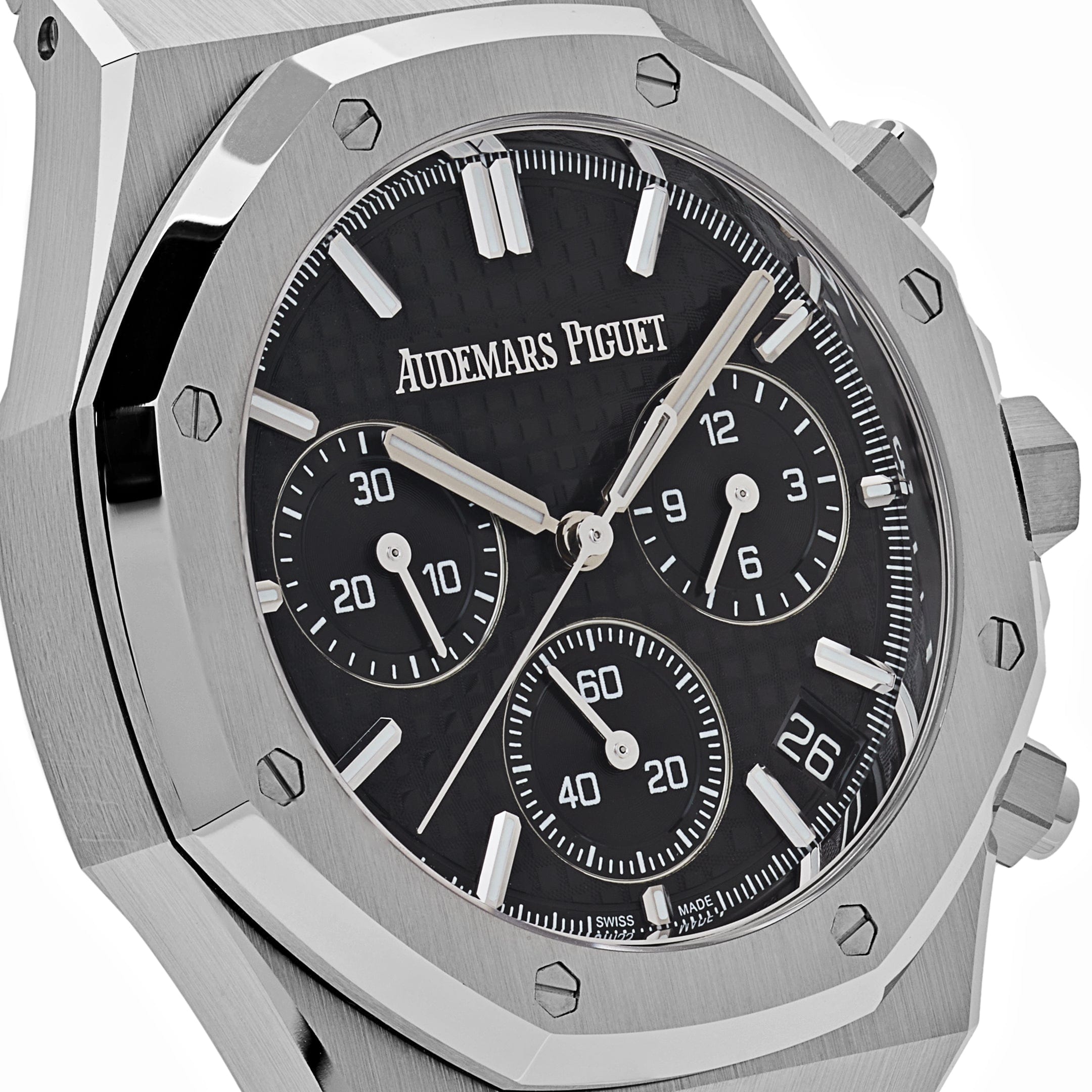 Audemars Piguet Royal Oak 26240ST.OO.1320ST.06 Selfwinding Chronograph Stainless Steel Black Dial (2022) - Premium Luxury Product