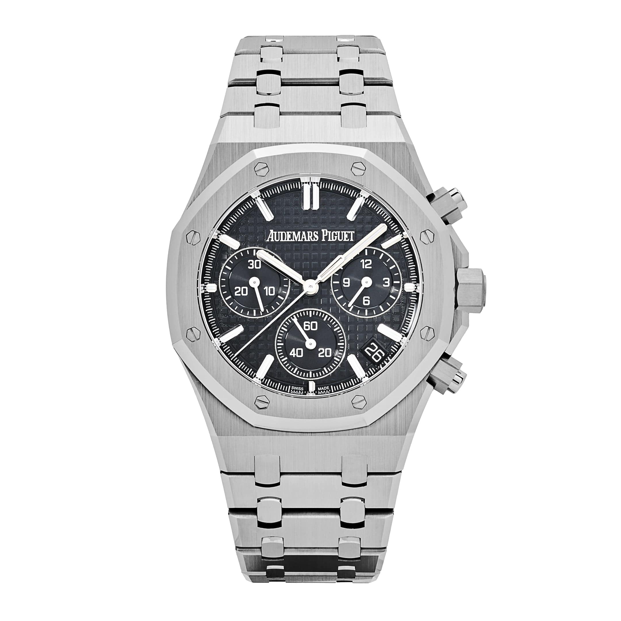 Audemars Piguet Royal Oak 26240ST.OO.1320ST.06 Selfwinding Chronograph Stainless Steel Black Dial (2022) - Premium Luxury Product