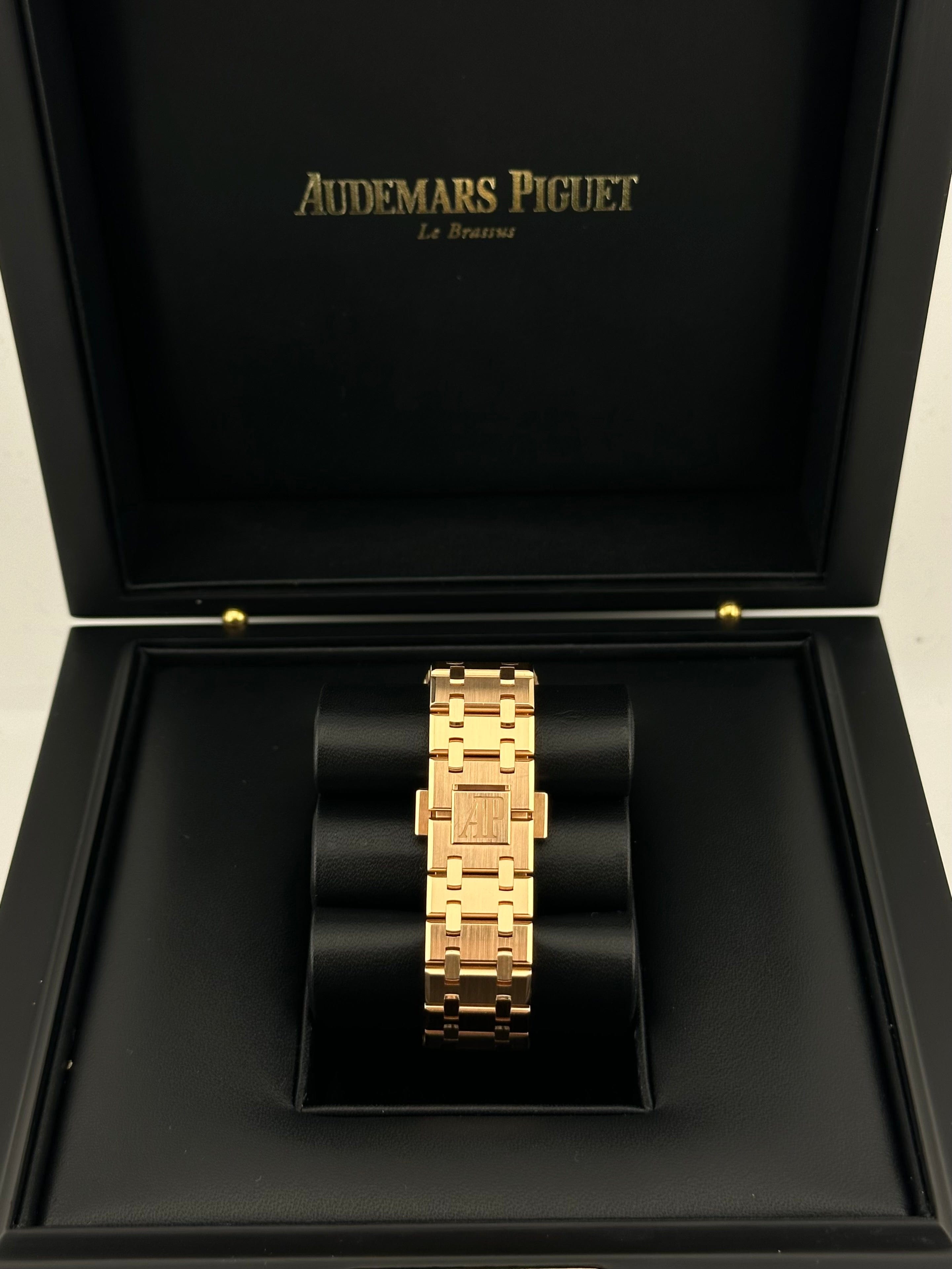 Audemars Piguet Royal Oak 26315OR.OO.1256OR.01 Chronograph Rose Gold Silver Dial - Premium Luxury Product