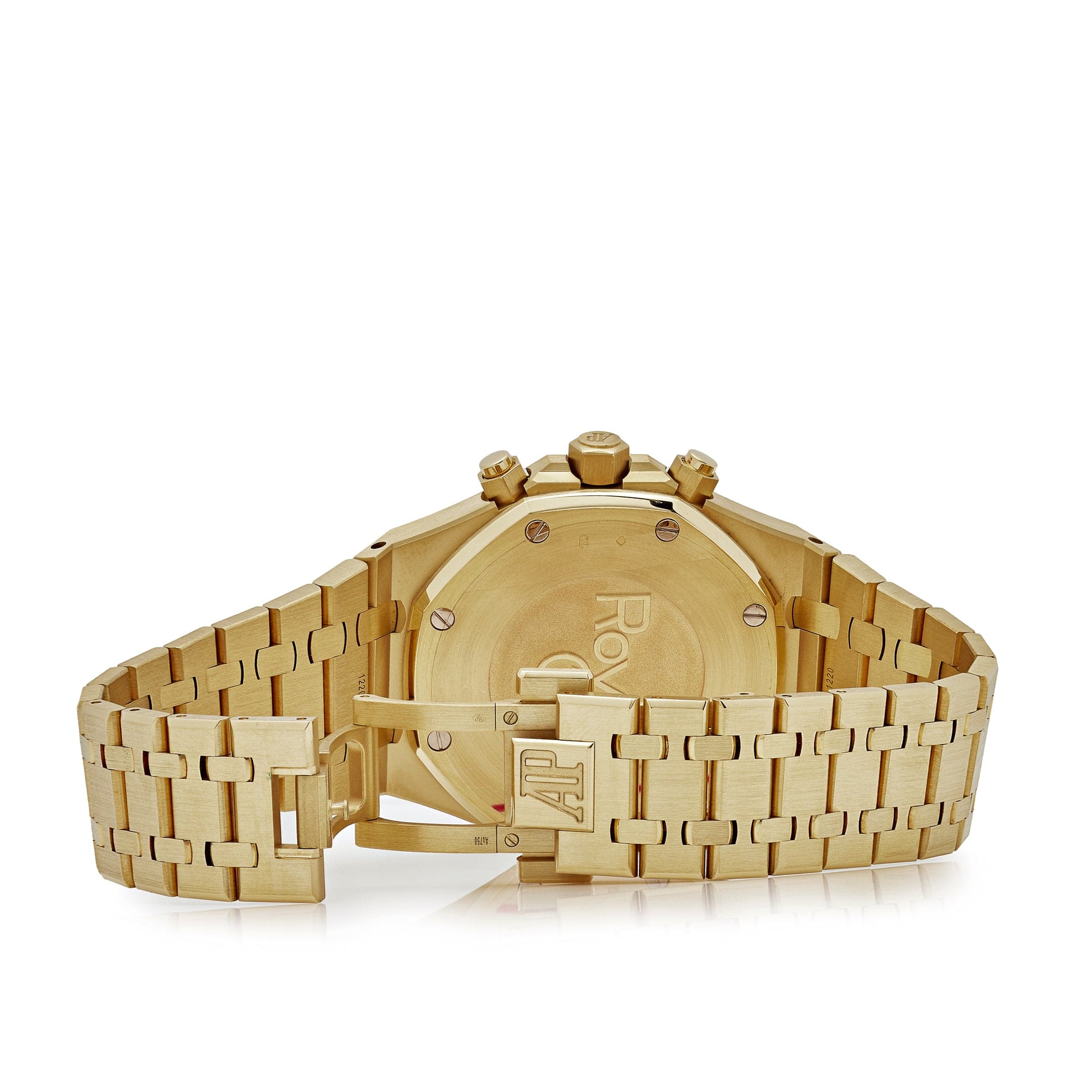 Audemars Piguet Royal Oak 26320BA.OO.1220BA.02 Chronograph Yellow Gold Blue Dial (2016) - Premium Luxury Product