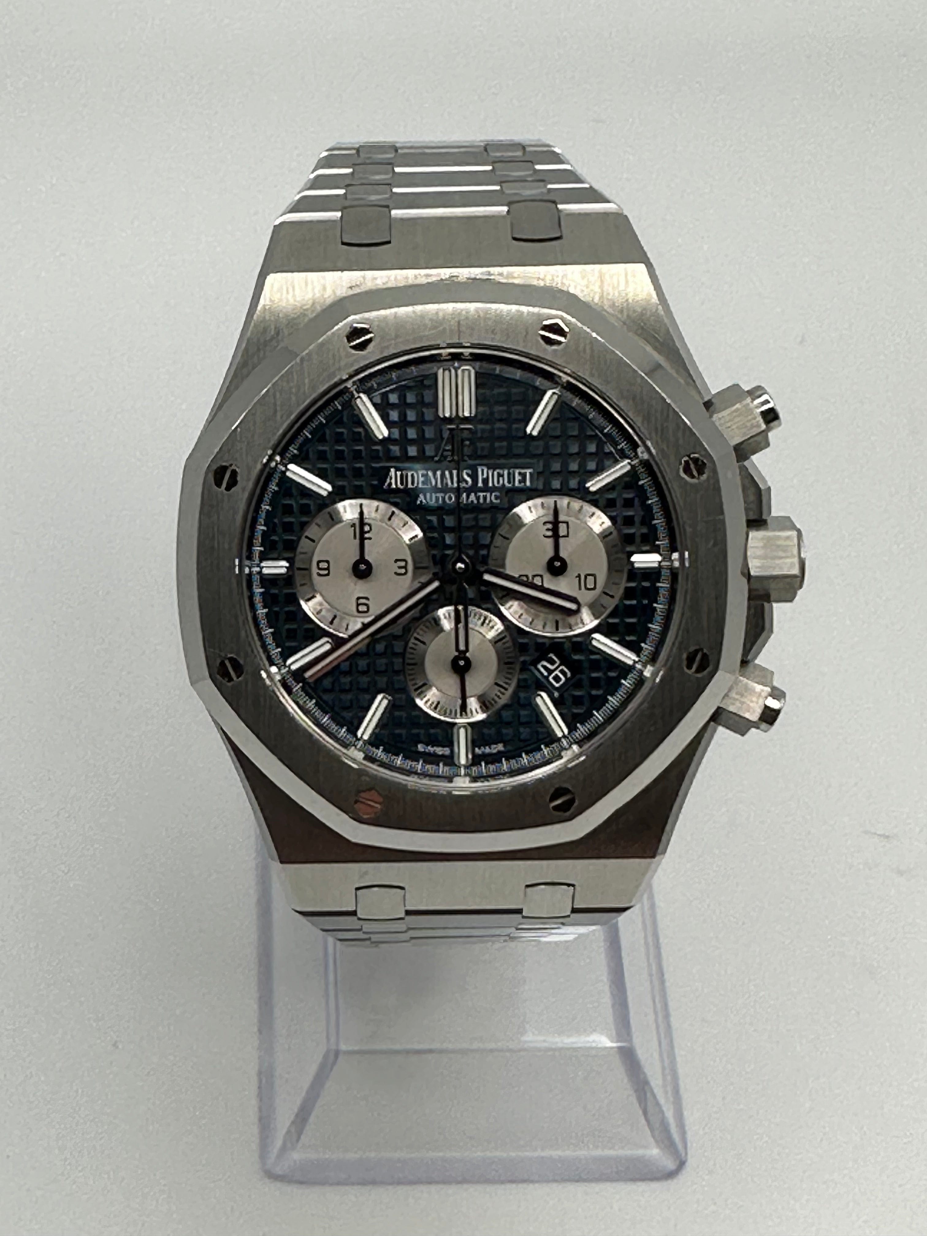 Audemars Piguet Royal Oak 26331ST.OO.1220ST.01 Selfwinding Chronograph Stainless Steel Blue Dial (2021) - Premium Luxury Product