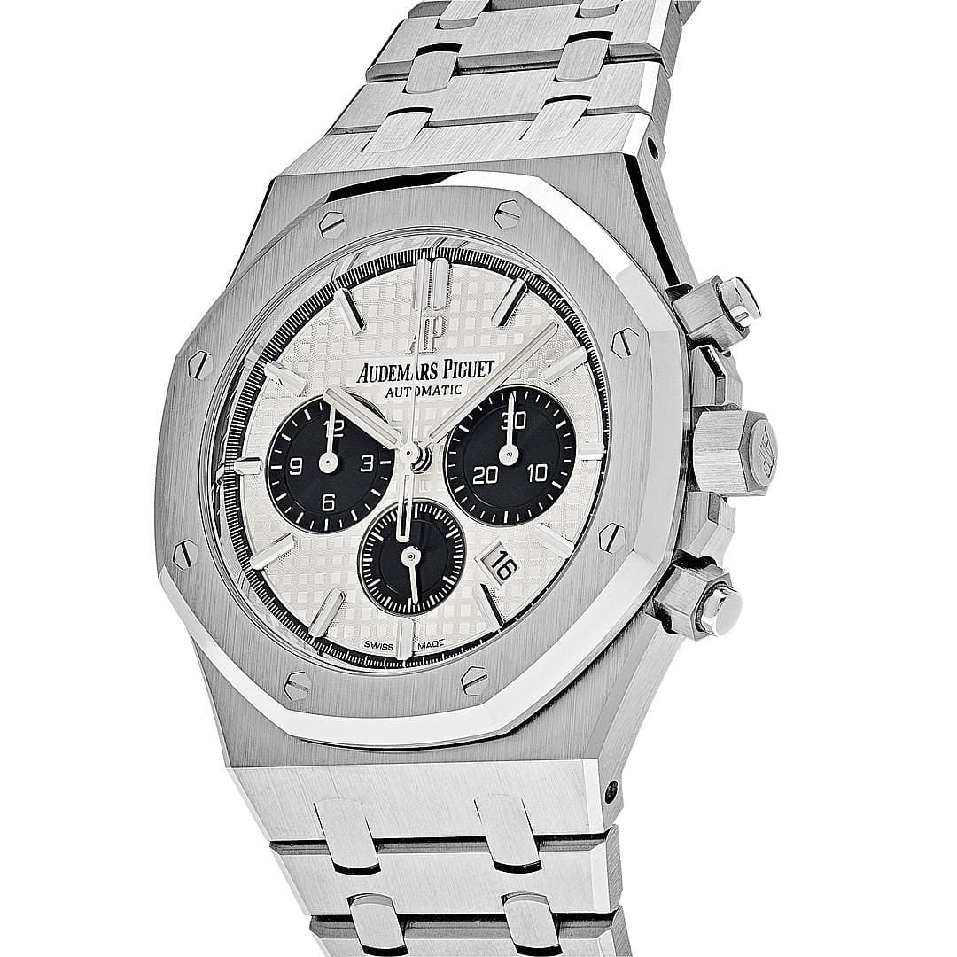 Audemars Piguet Royal Oak 26331ST.OO.1220ST.03 Selfwinding Chronograph Stainless Steel White Dial (2017) - Premium Luxury Product