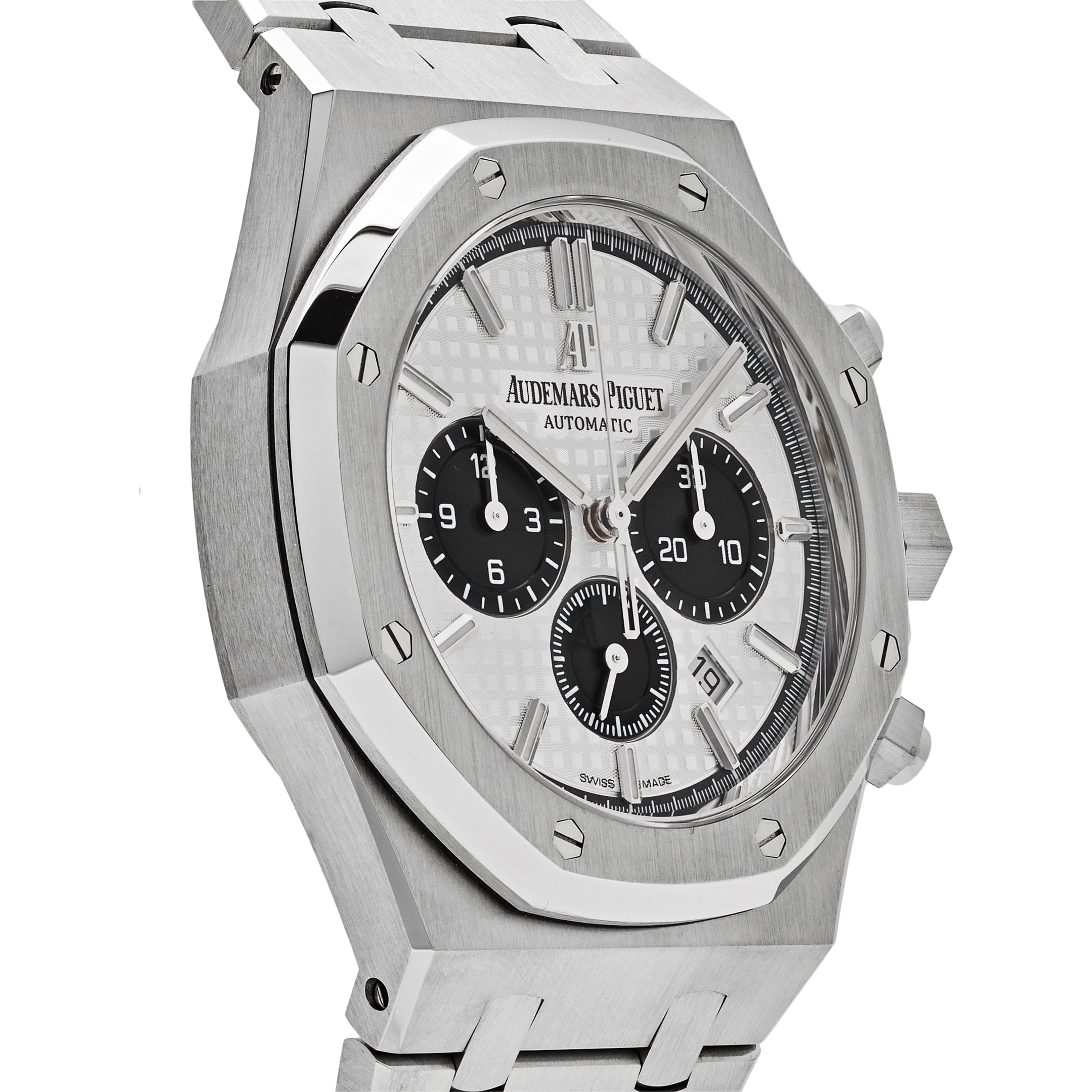 Audemars Piguet Royal Oak 26331ST.OO.1220ST.03 Selfwinding Chronograph Stainless Steel White Dial (2019) - Premium Luxury Product