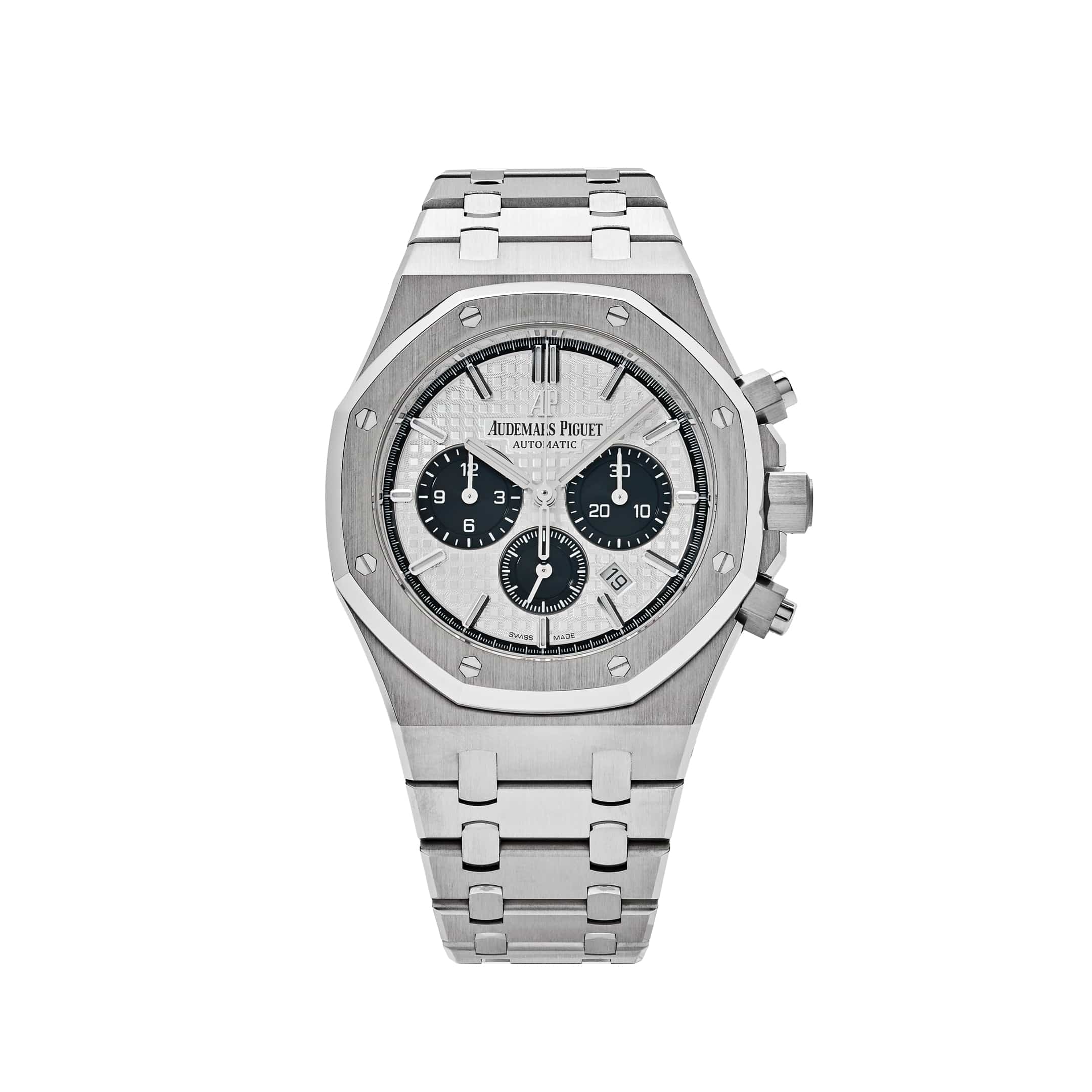 Audemars Piguet Royal Oak 26331ST.OO.1220ST.03 Selfwinding Chronograph Stainless Steel White Dial (2019) - Premium Luxury Product