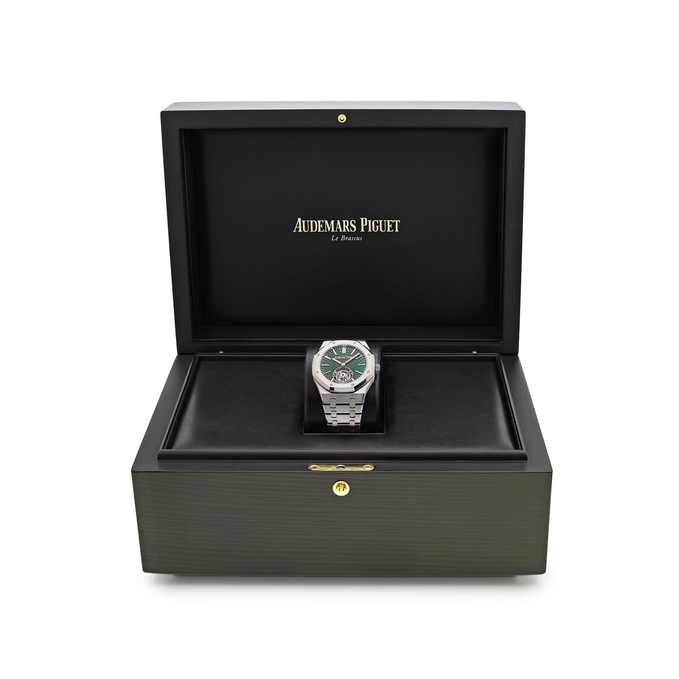 Audemars Piguet Royal Oak 26534TI.OO.1220TI.01 Selfwinding Flying Tourbillon Green Dial Limited Edition - Premium Luxury Product