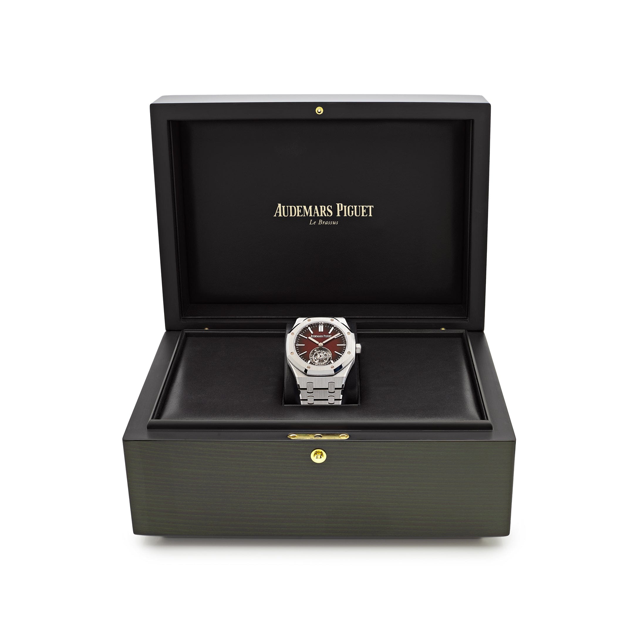 Audemars Piguet Royal Oak 26730ST.OO.1320ST.05 Selfwinding Flying Tourbillon Red Burgundy Stainless Steel - Premium Luxury Product