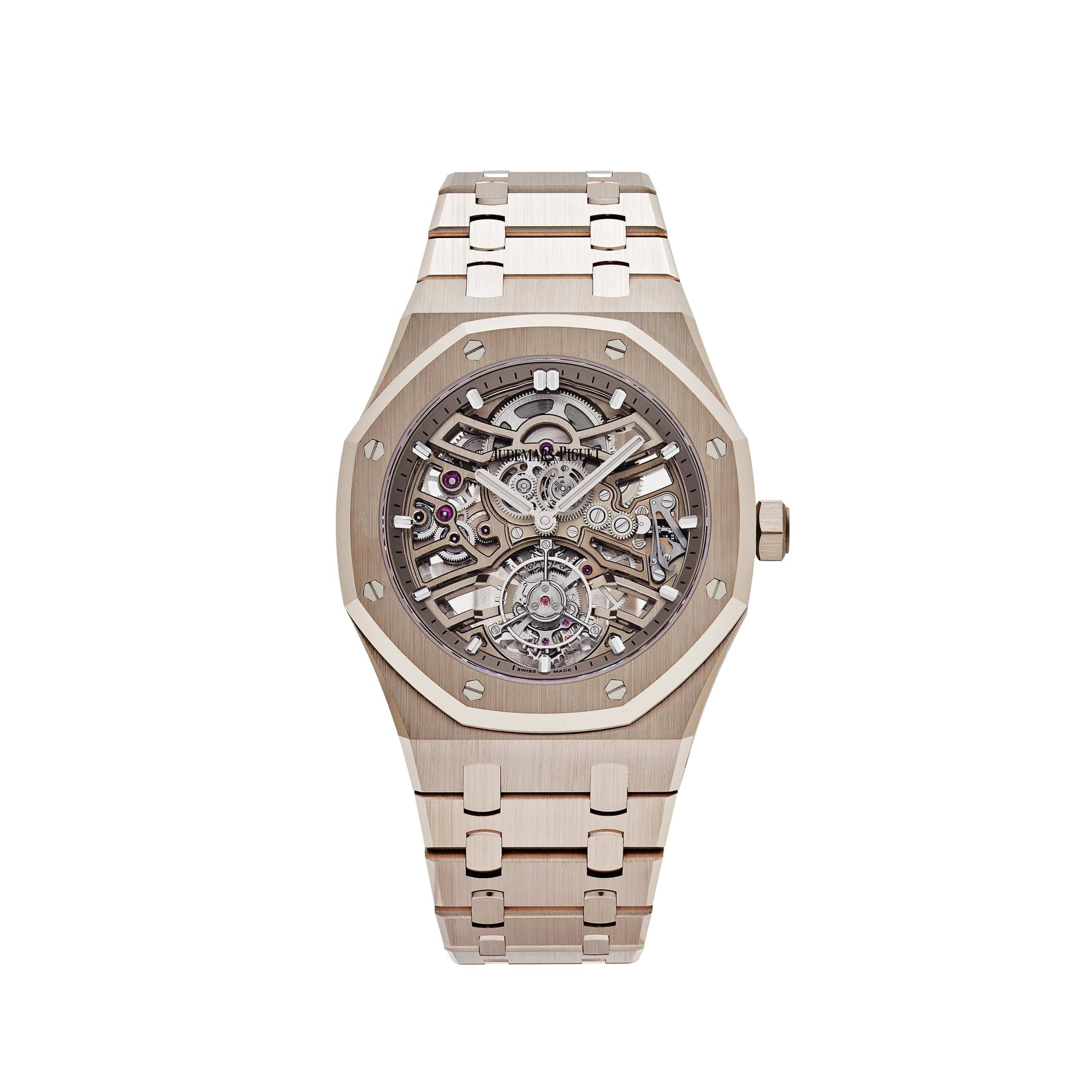 Audemars Piguet Royal Oak 26735SG.OO.1320SG.01 Selfwinding Flying Tourbillon Openworked Sand Gold (2024) - Premium Luxury Product