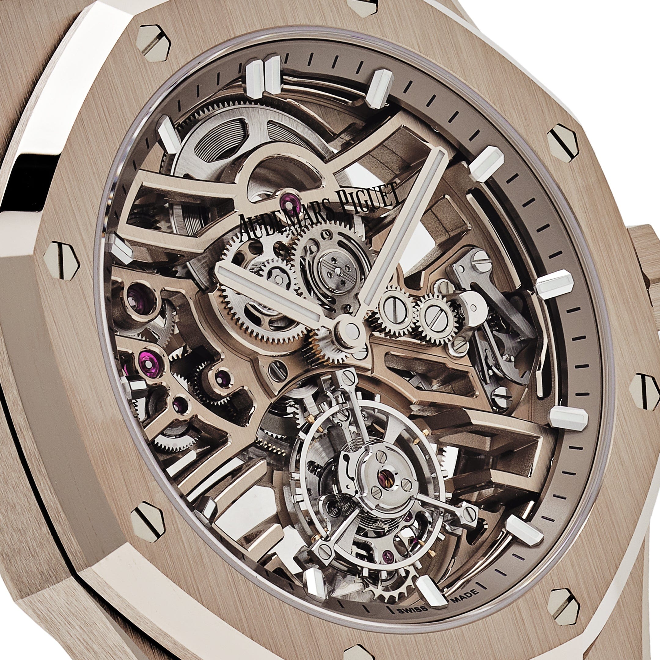 Audemars Piguet Royal Oak 26735SG.OO.1320SG.01 Selfwinding Flying Tourbillon Openworked Sand Gold (2024) - Premium Luxury Product