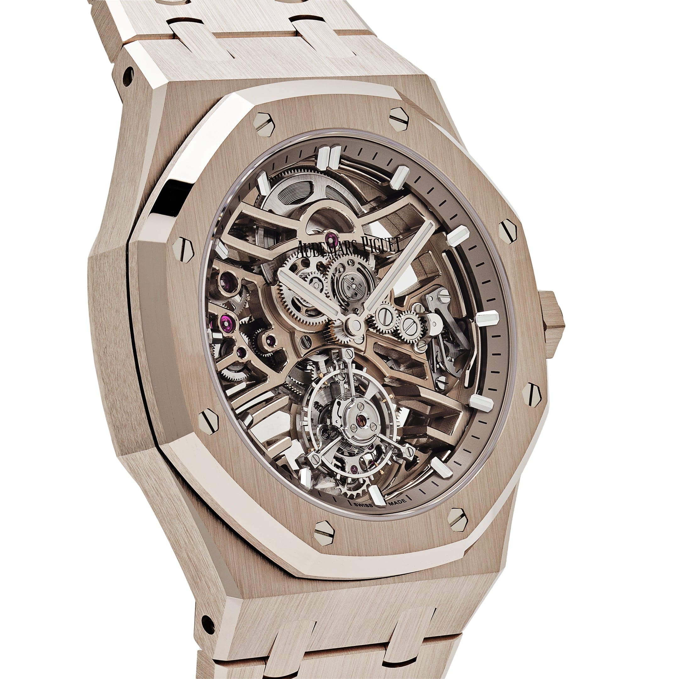 Audemars Piguet Royal Oak 26735SG.OO.1320SG.01 Selfwinding Flying Tourbillon Openworked Sand Gold (2024) - Premium Luxury Product