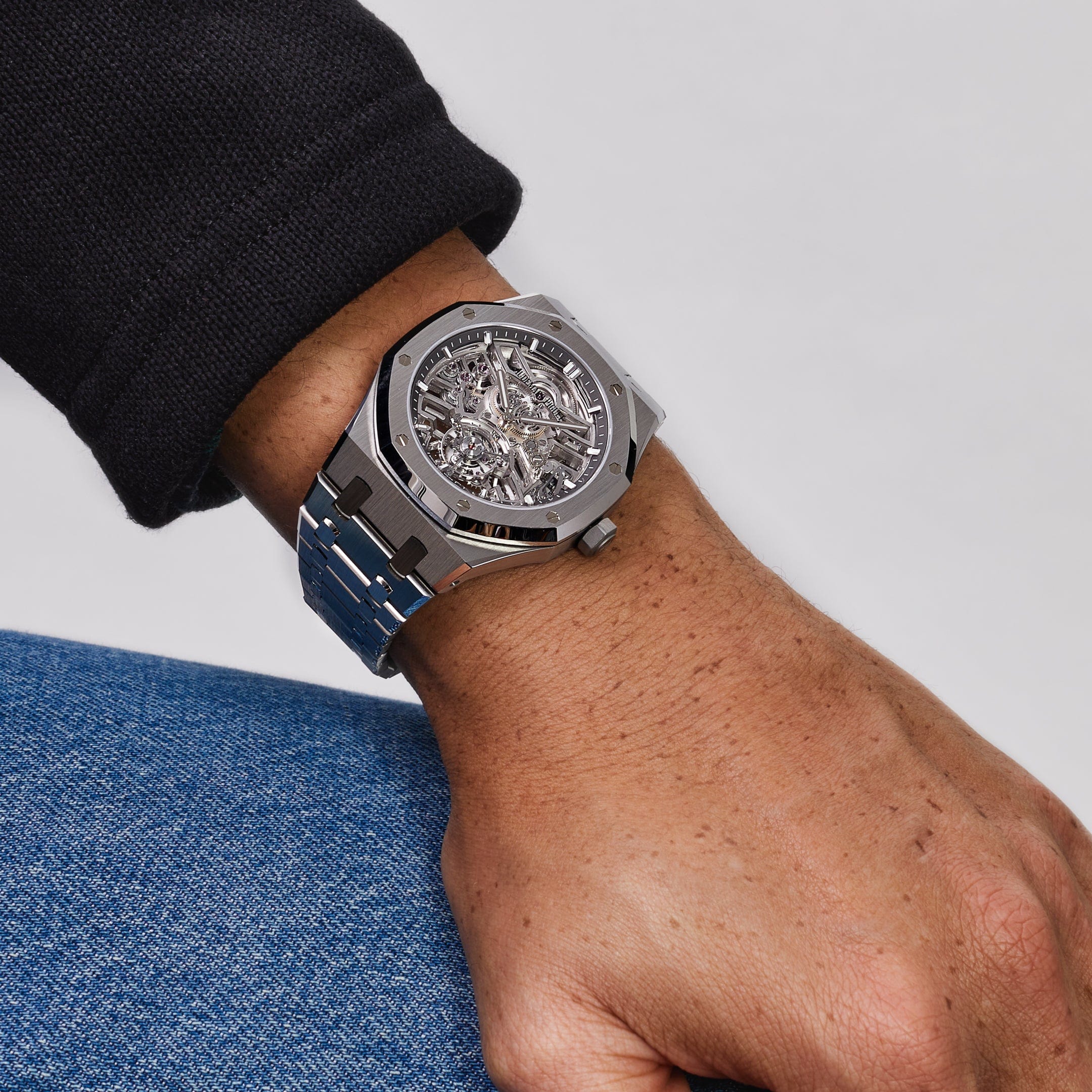 Audemars Piguet Royal Oak 26735ST.OO.1320ST.02 Flying Tourbillon Stainless Steel Openworked - Premium Luxury Product