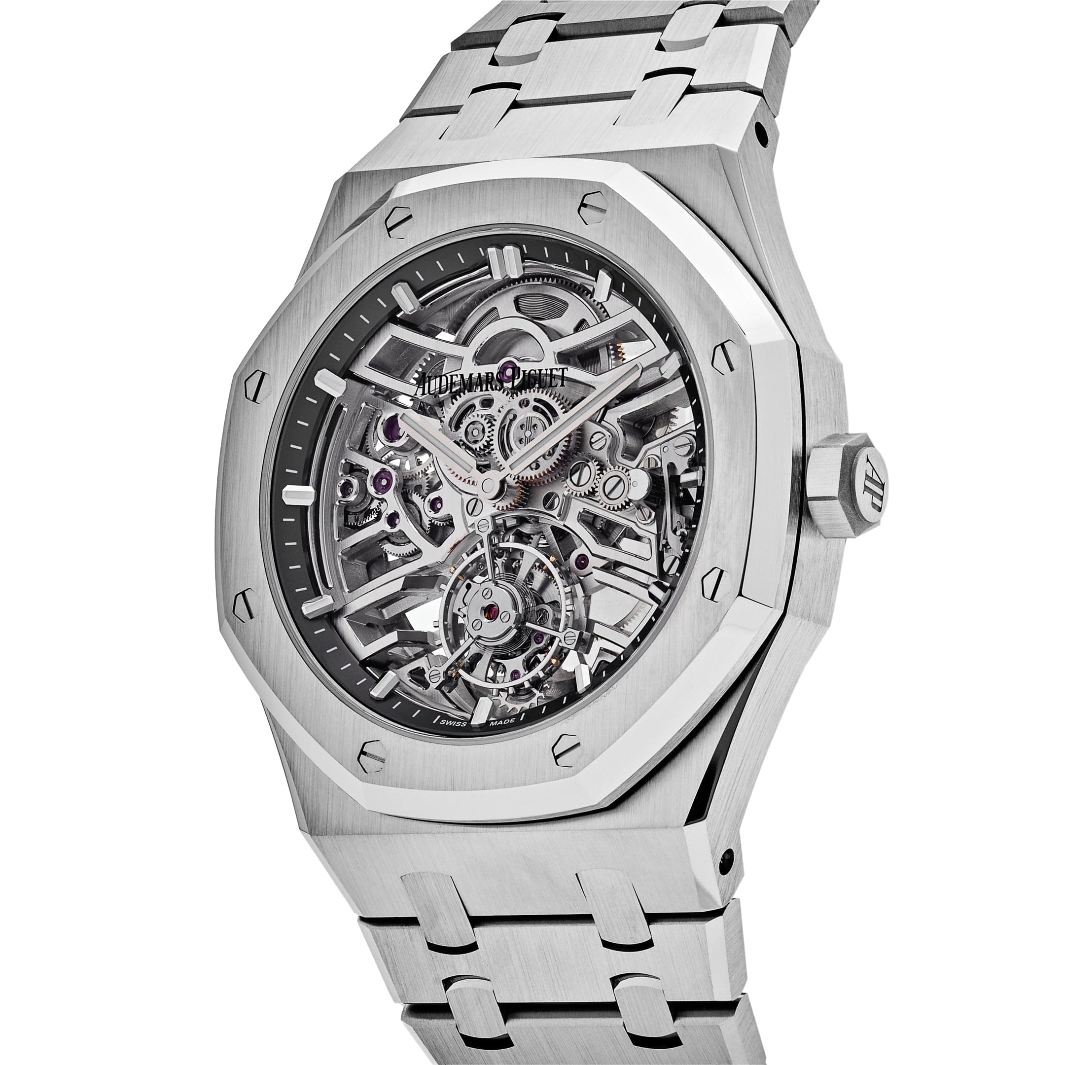 Audemars Piguet Royal Oak 26735ST.OO.1320ST.02 Flying Tourbillon Stainless Steel Openworked - Premium Luxury Product